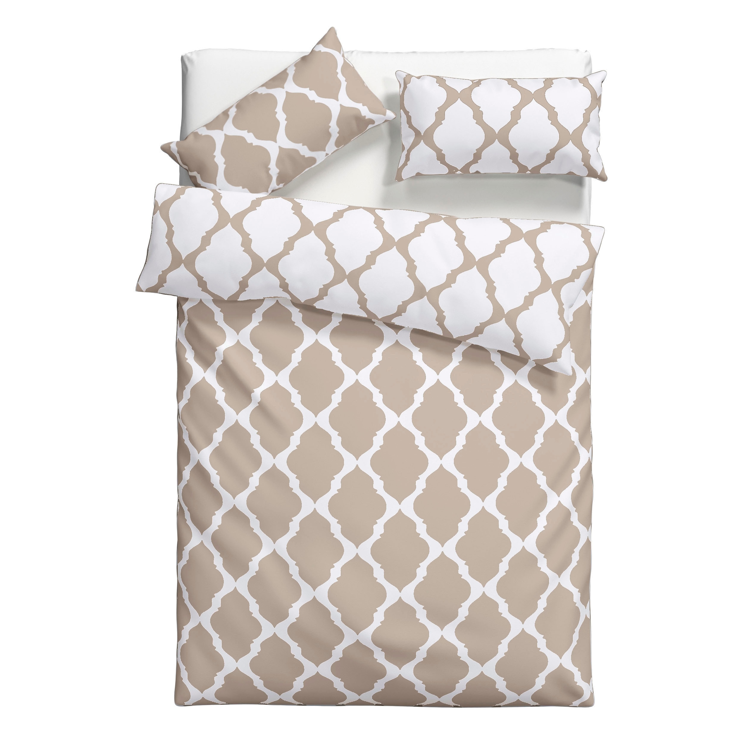 GOODproduct Wendebettwäsche »Alba in Gr. 135x200 oder 155x220 cm« 2 Bettwäsche mit Wendeoptik, in verschiedenen Qualitäten, Baumwolle