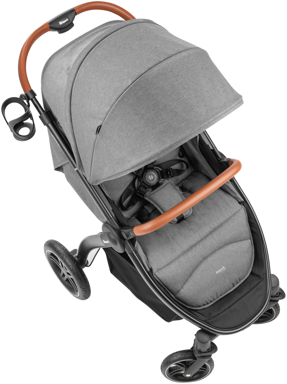 Hauck Poussette pour enfants »Uptown, Black Melange Grey« 22 kilos bis 22 kg belastbar