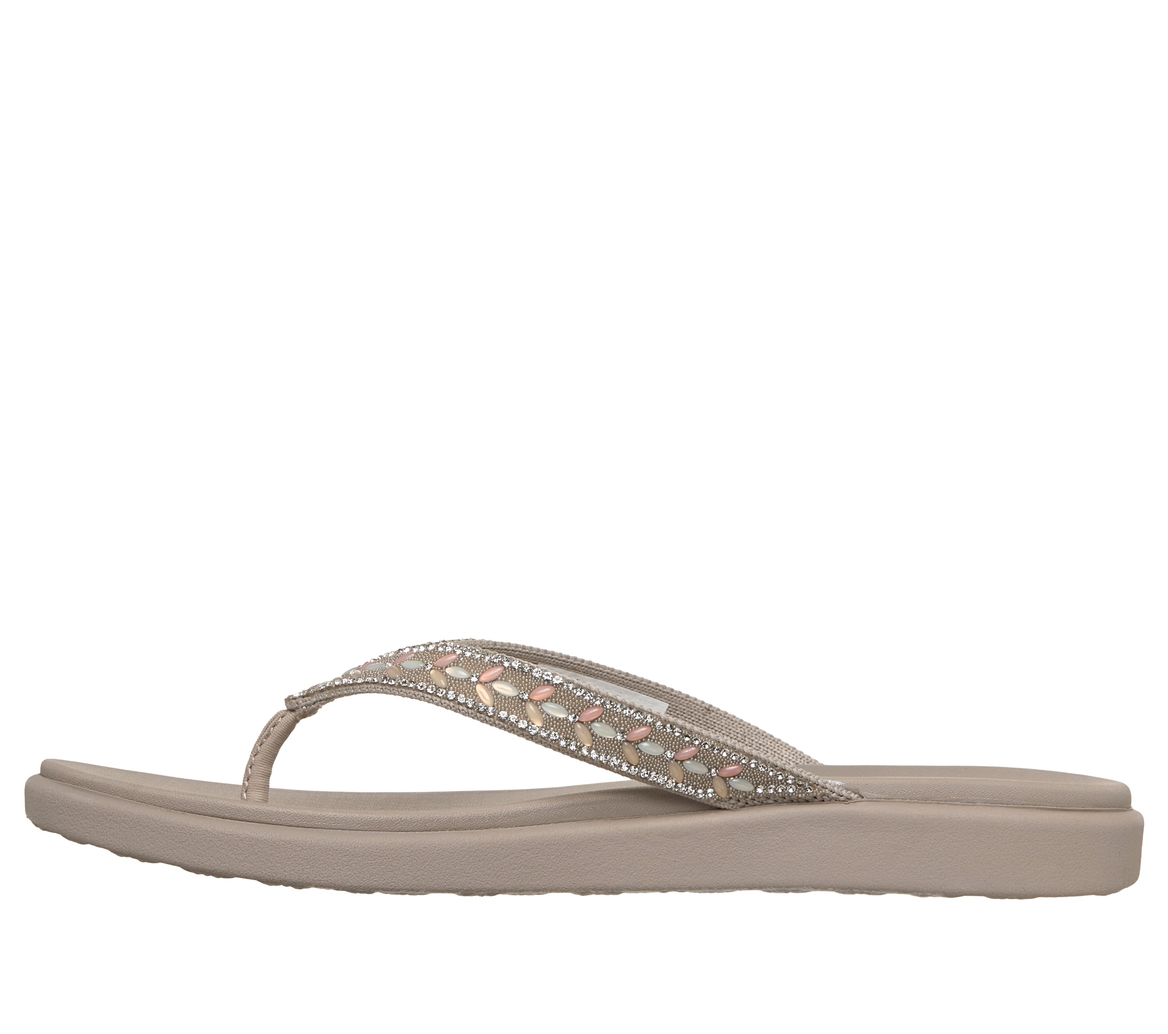 Skechers Séparateur d'orteils »MEDITATION LUXE-«  Chaussure de plage, chaussure d’été, chaussure de bain avec paillettes