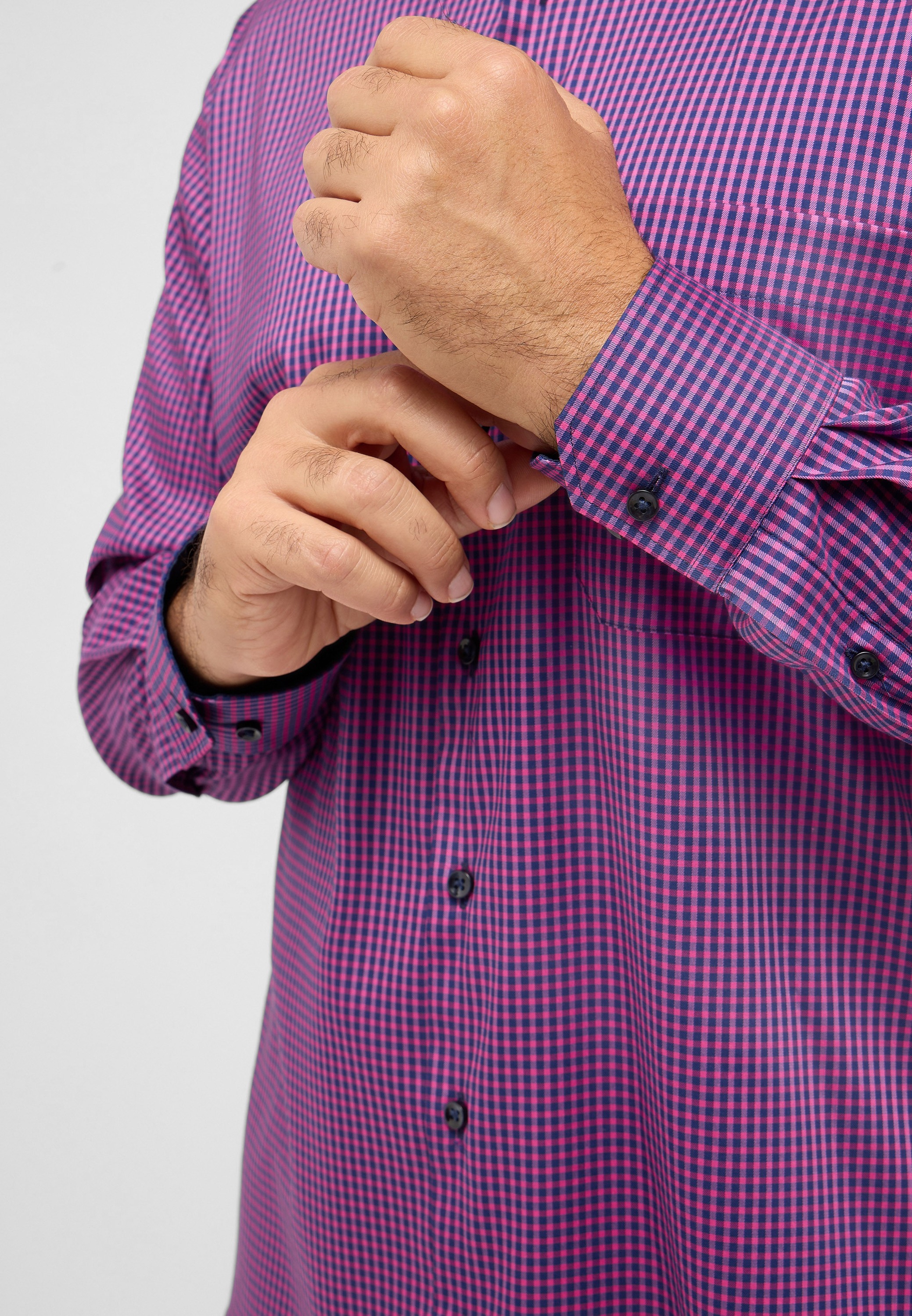 Eterna Langarmhemd »COMFORT FIT«, EASY IRON (bügelleicht)
