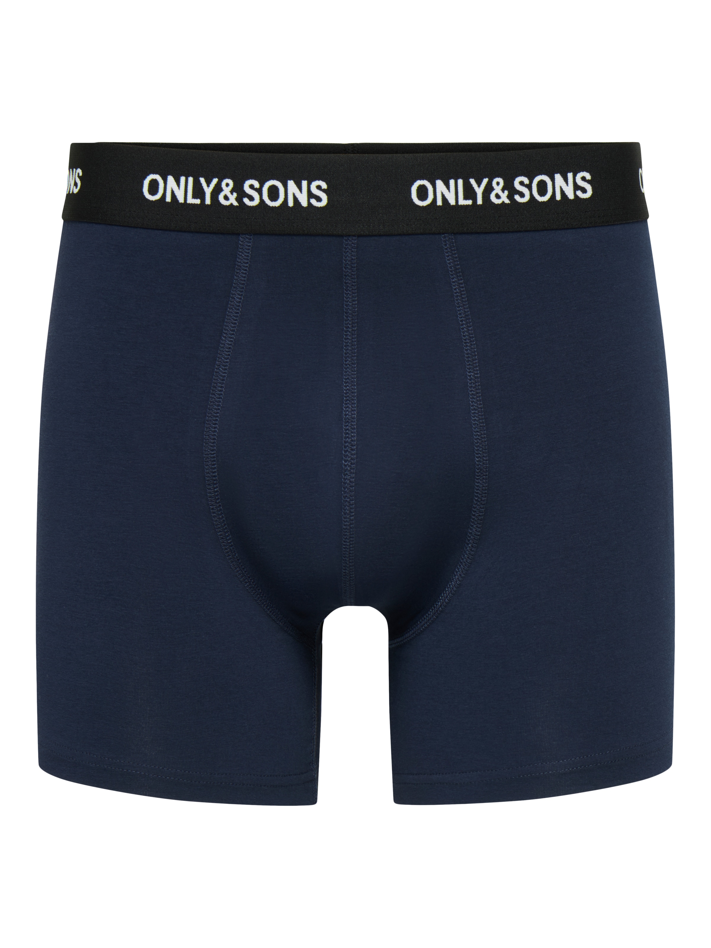 ONLY & SONS Trunk »ONSFITZ SOLID BLACK BOXER 7-PACK NOOS« Packung, 7 Stk. Baumwollmischung, 7-er Pack