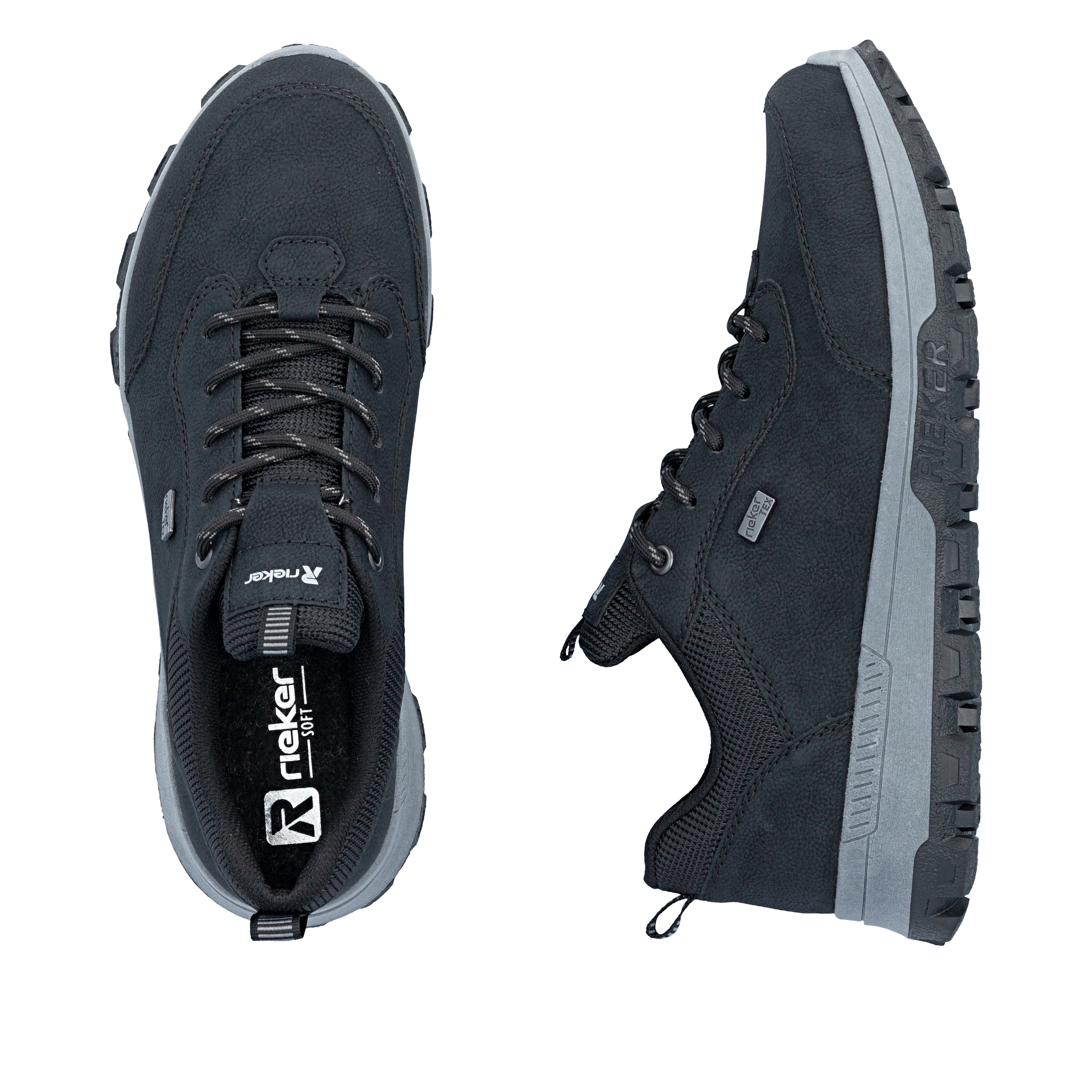 Rieker Sneaker  , Outdoorschuh, Halbschuh, Schnürschuh mit TEX-Membran