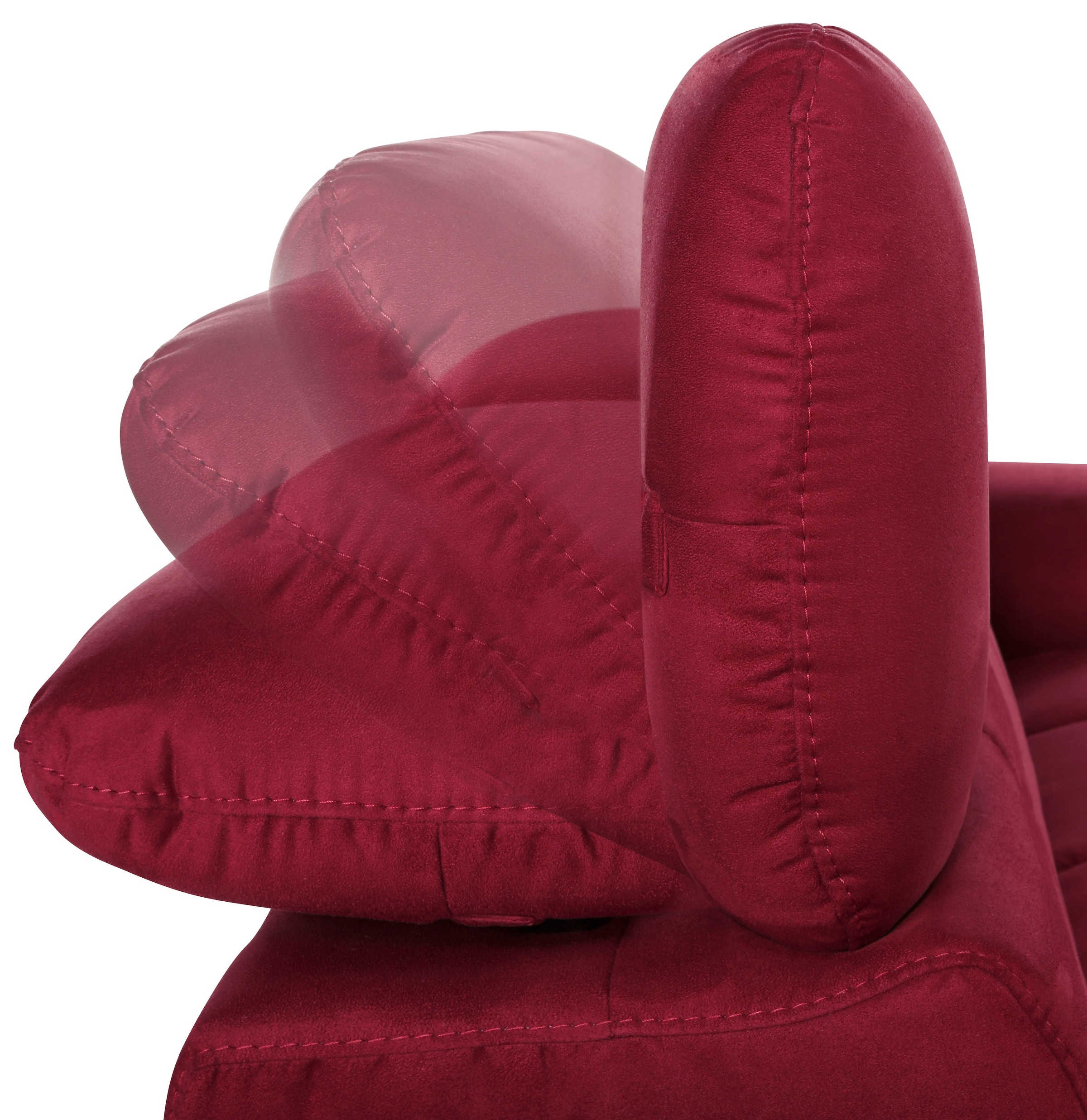 COTTA 2-places »Chef« Big-Sofa mit Kopfteilverstellung, edle Metallkufen