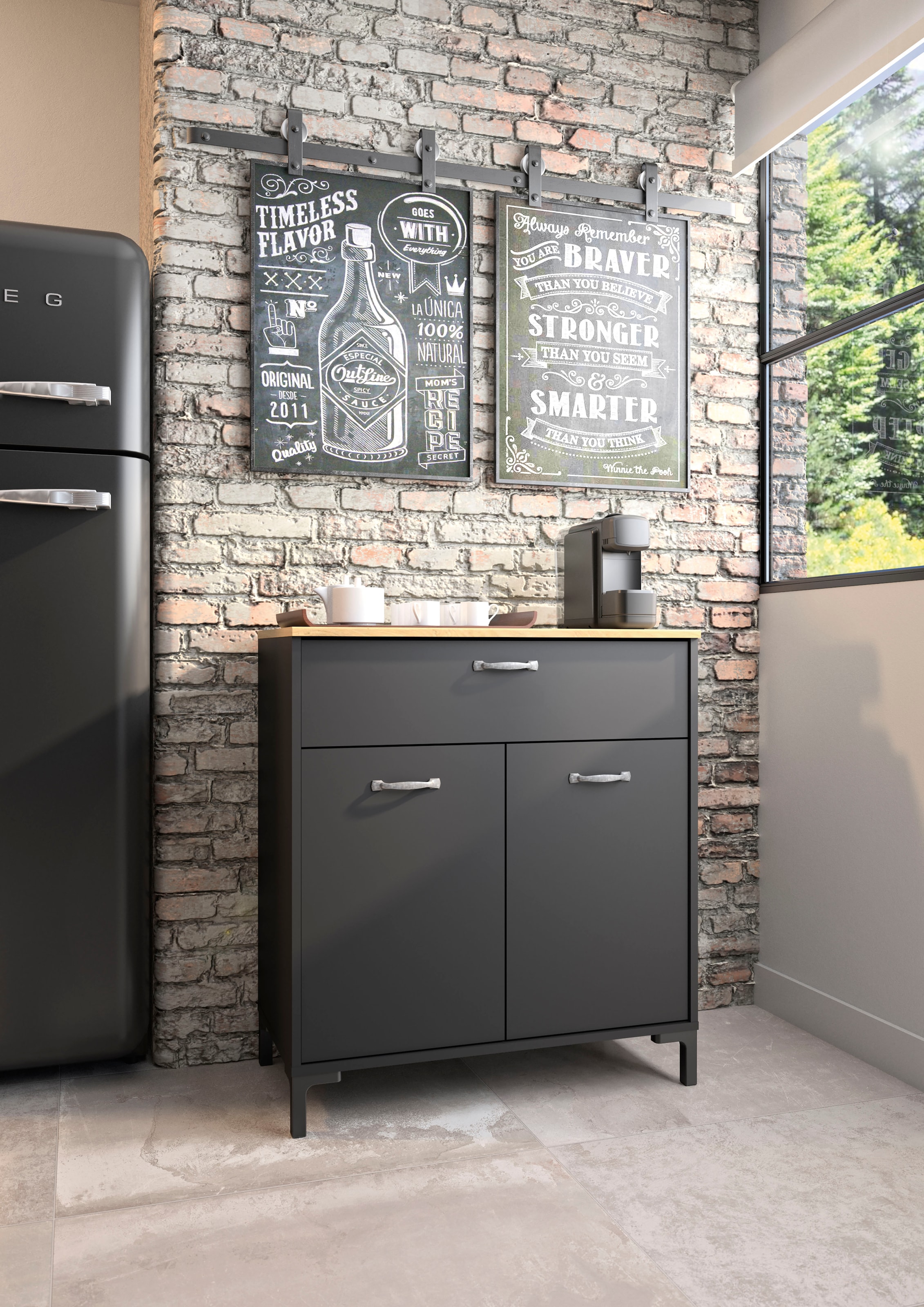 Gami Stauraumschrank »MANCHESTER« Grosses Stauraumvolumen