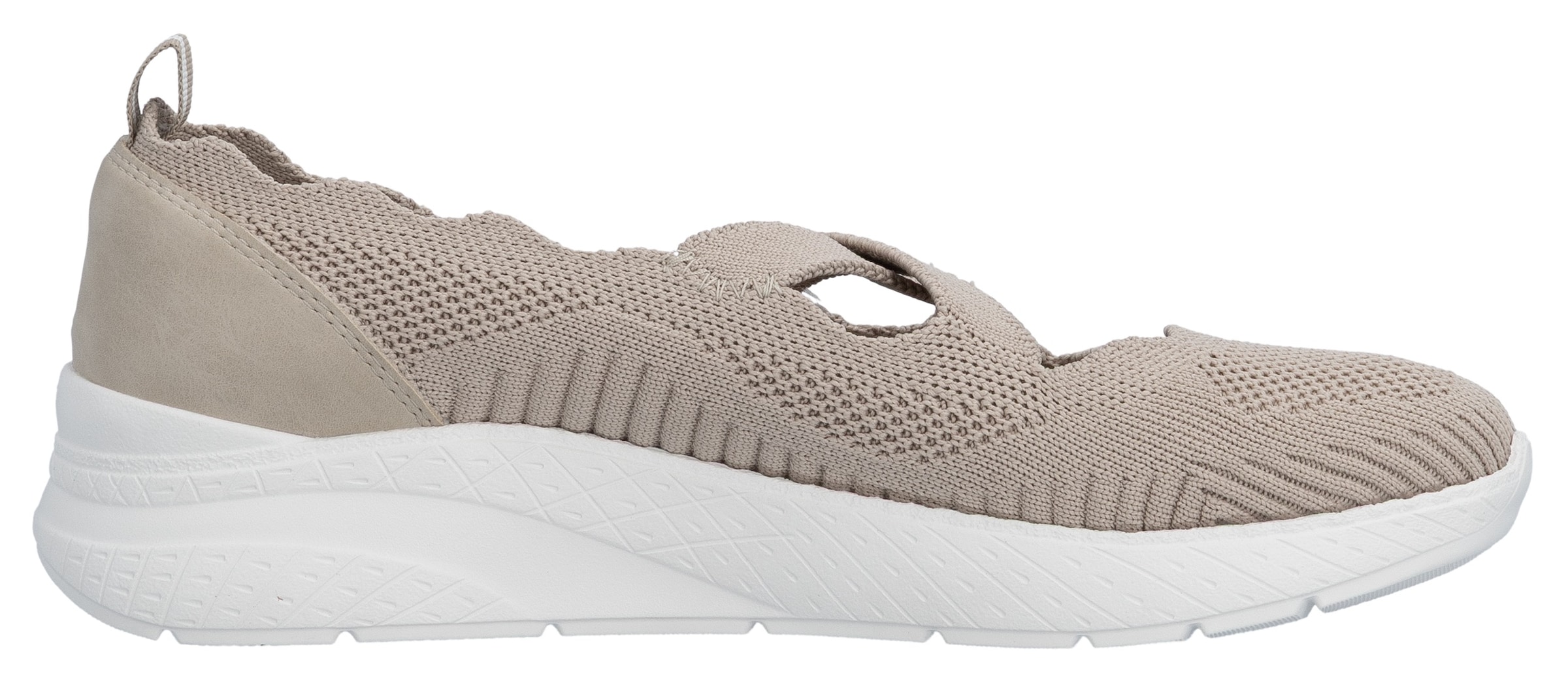 Rieker Ballerines à lanières  Chaussure à enfiler, slipper en fabrication vegan