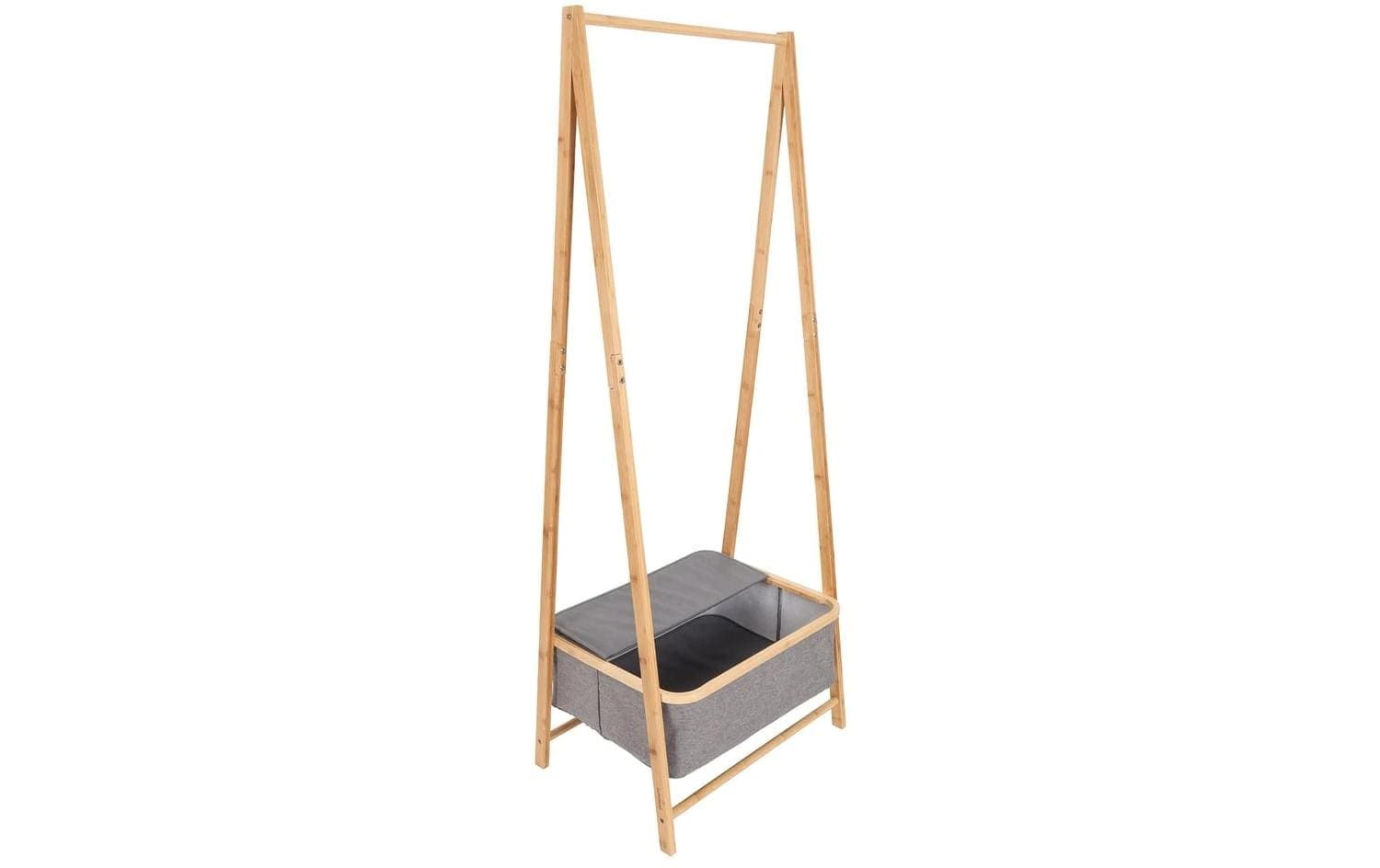 Lumaland Porte-manteau »aus Bambus 159 x 60 x 45 cm« Garderobenständer aus Bambus mit Box