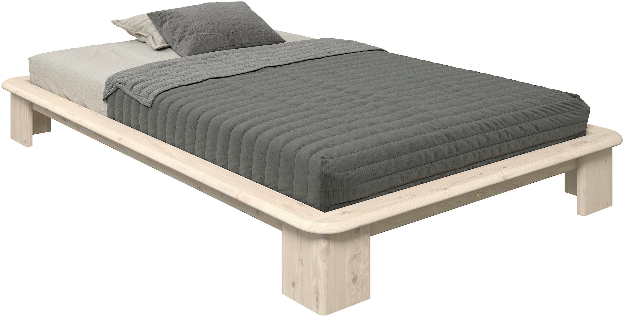 Home affaire Futonbett »Peregrin, Bett, Bettgestell, Massivholzbett« inklusive Lattenrost, aus massiver Kiefer, FSC®