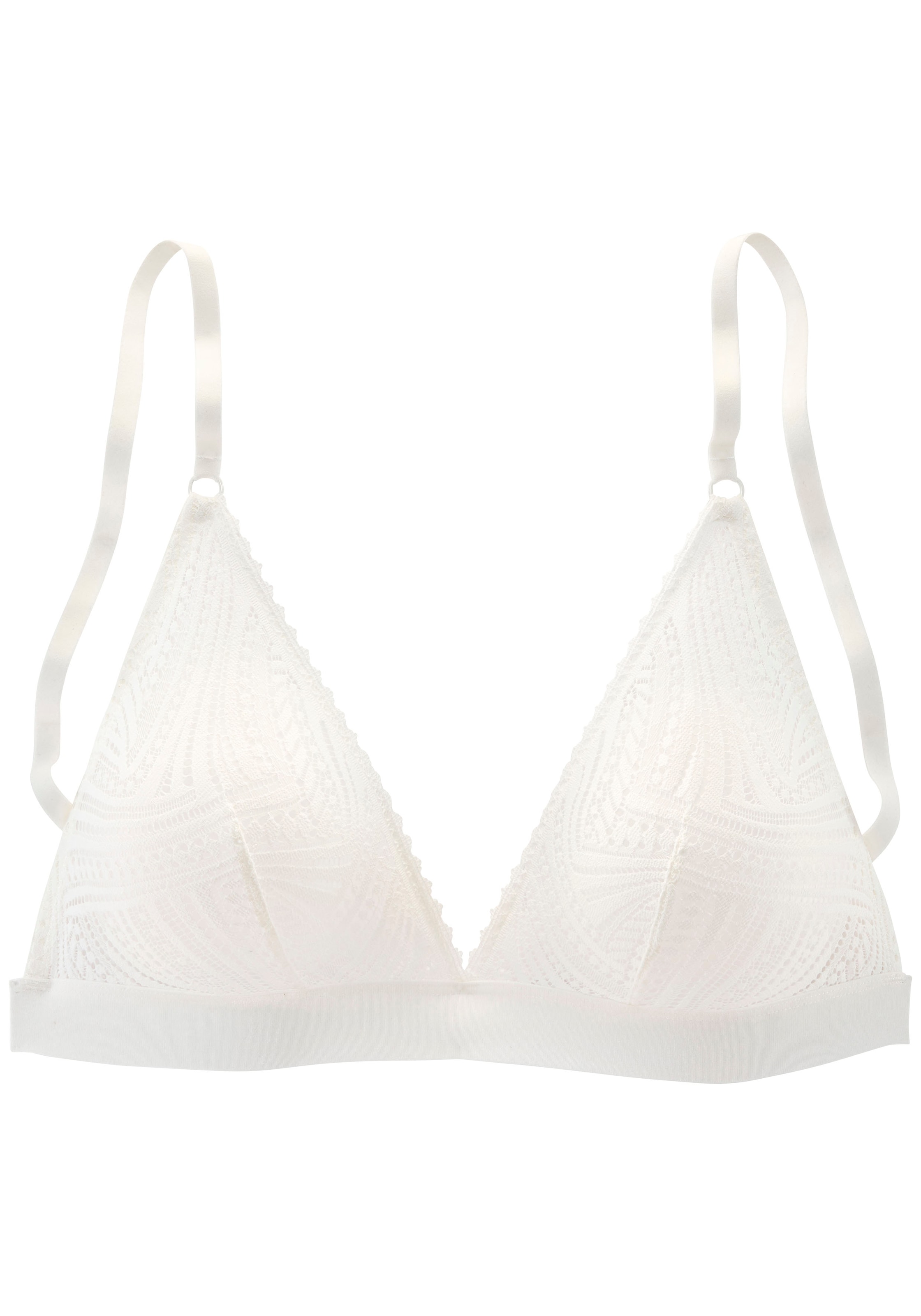 s.Oliver Soutien-gorge à bretelles »Clemence« ohne Bügel aus graphischer Spitze in transparenter Optik, Dessous