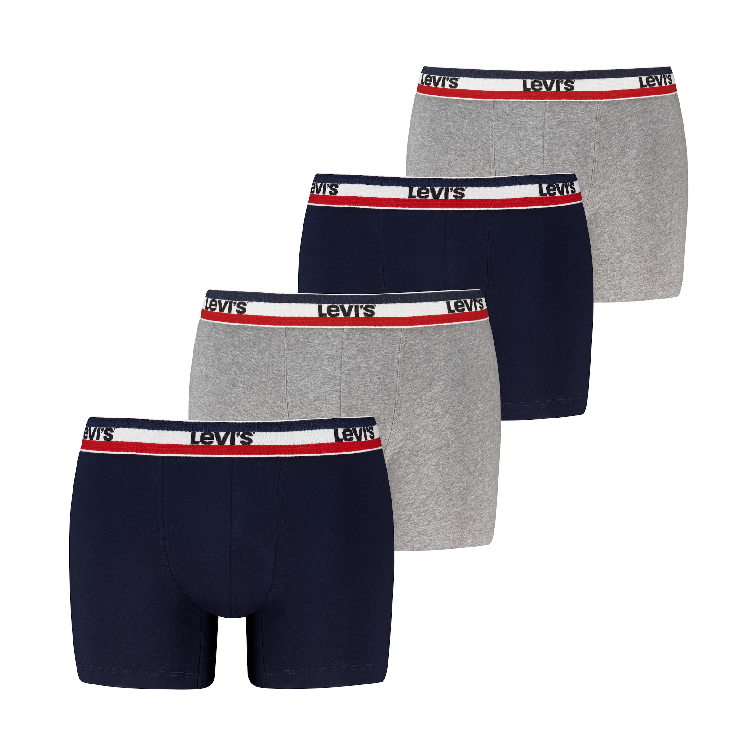 Levi's® Boxers »LEVIS MEN REPEAT SPW LOGO BOXER BRIEF 4P« 4er Pack, 