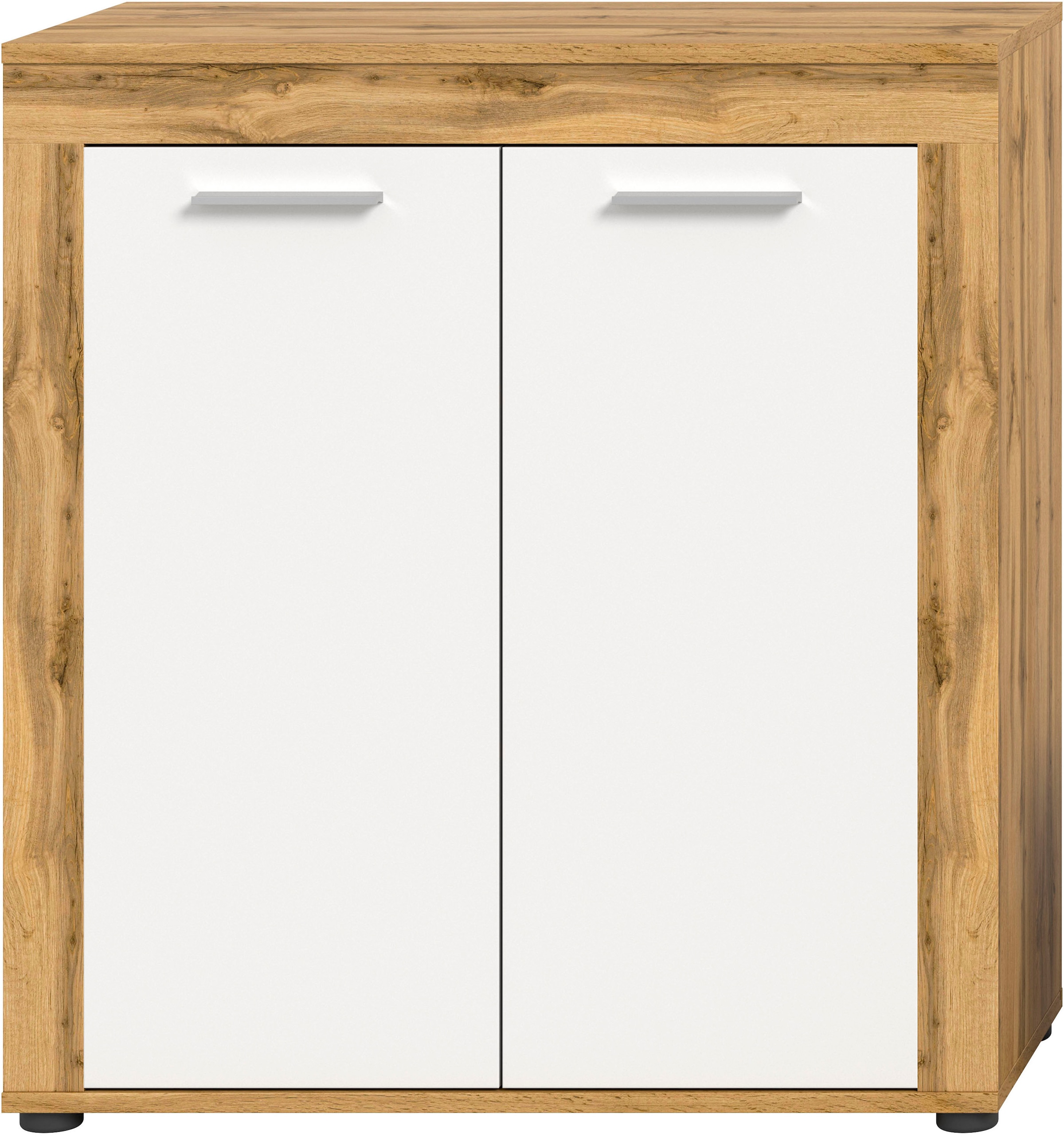 INOSIGN Highboard »Aosta, Höhe 88 cm, in verschiedenen Farbausführungen« mit 2 Türen und 3 Fächern, Wohnzimmer, Kommode, Schrank