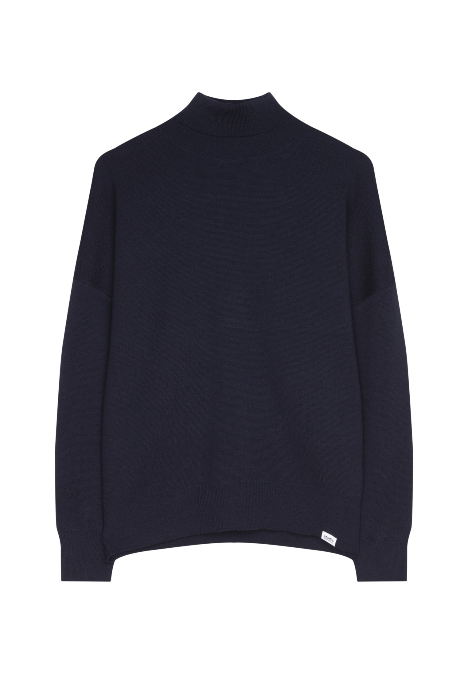 studio seidensticker Strickpullover »Studio« Langarm Stehkragen Uni