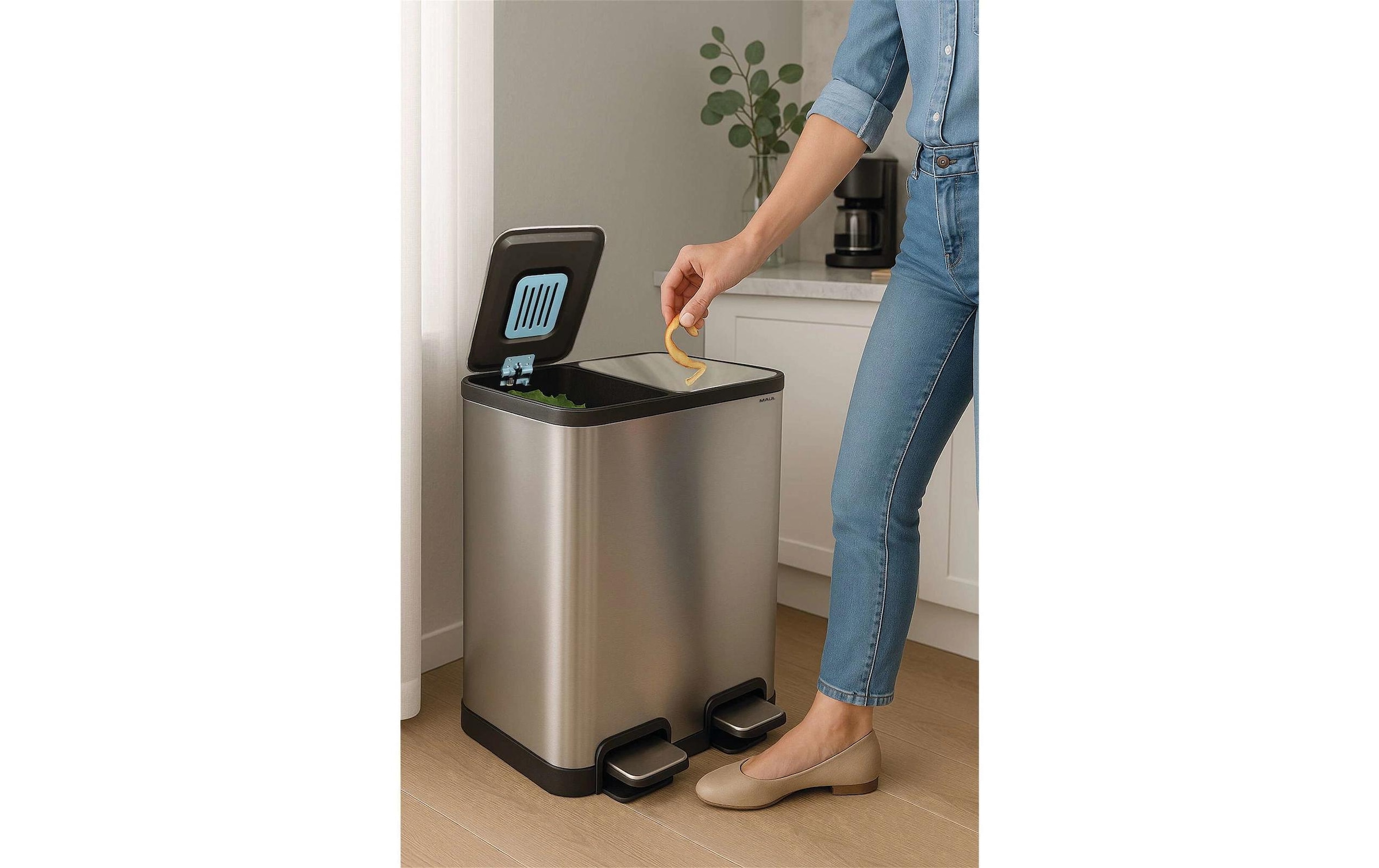 Maul Mülleimer »Cycle 20 + 20 l« 2 Behälter