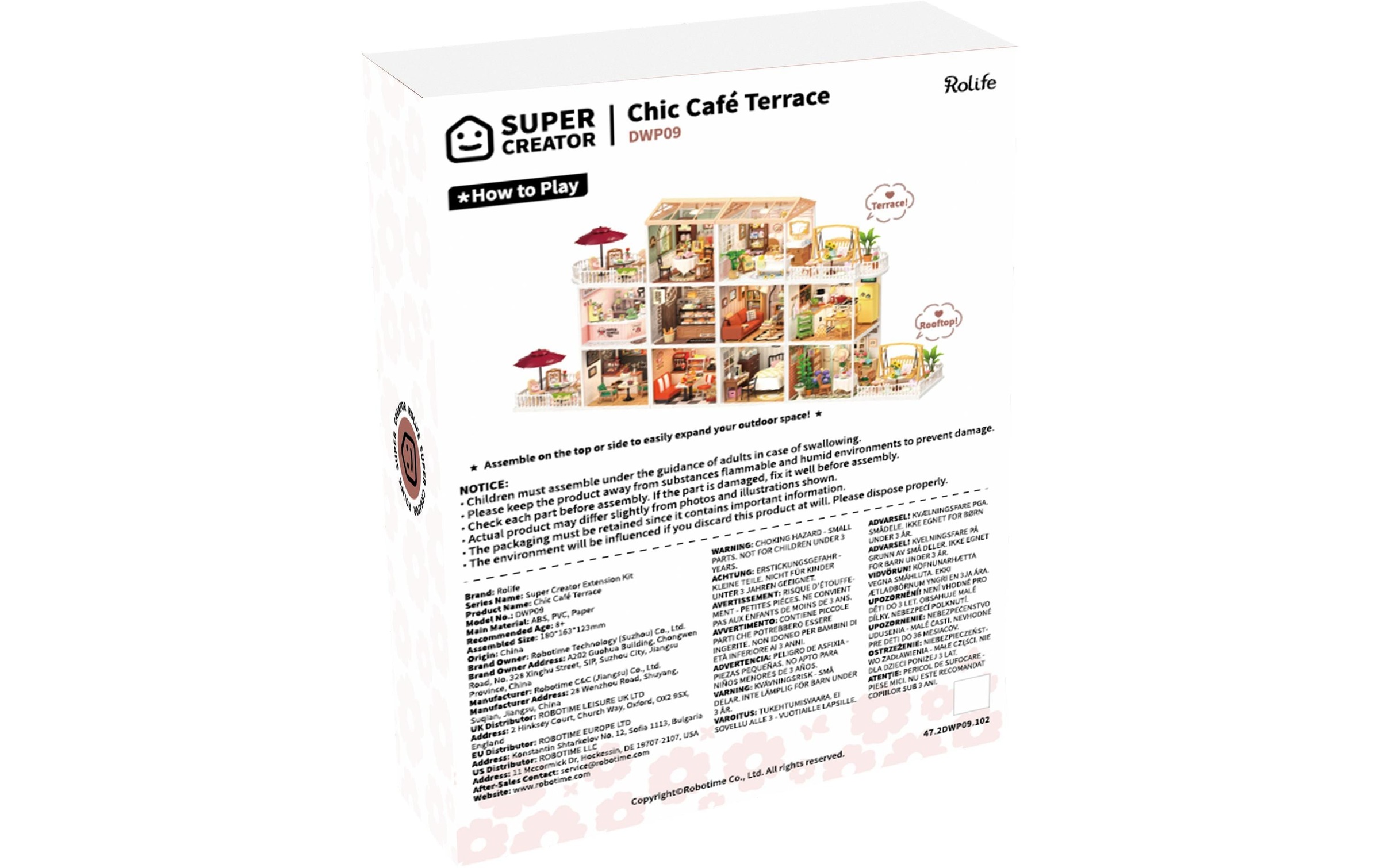   Modellbausatz »RoboTime Chic Café Terrace«