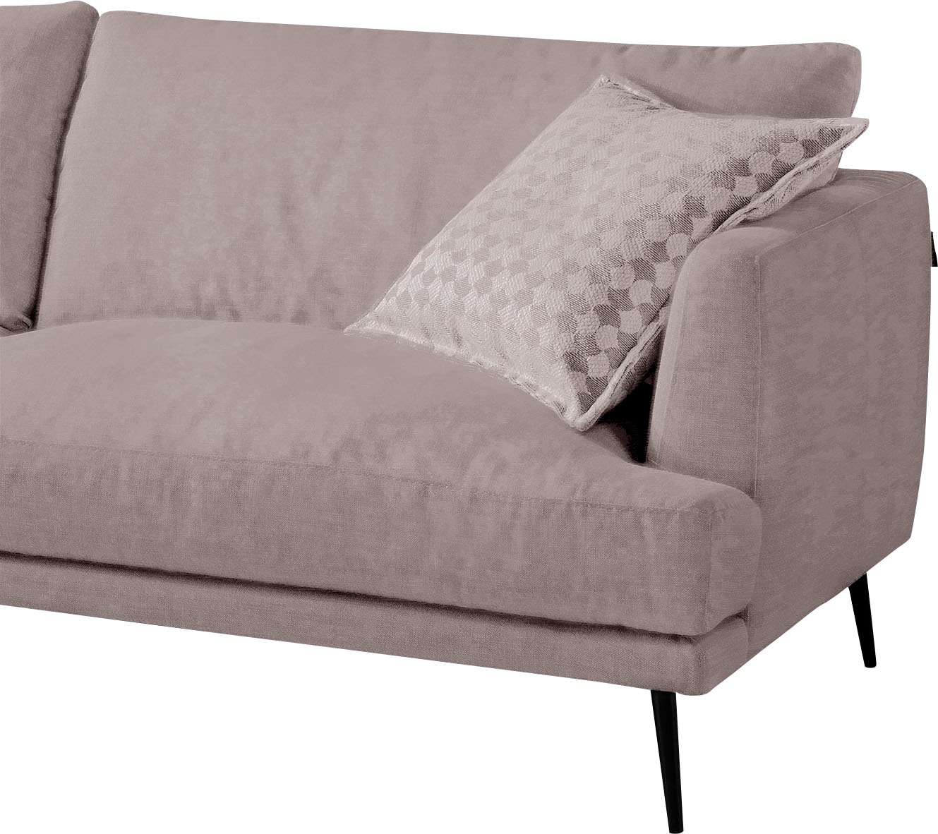 Egoitaliano Canapé d'angle »Sophia, Designsofa mit extrakomfortablem Sitzkomfort« mit Daunenfederung, L-Form