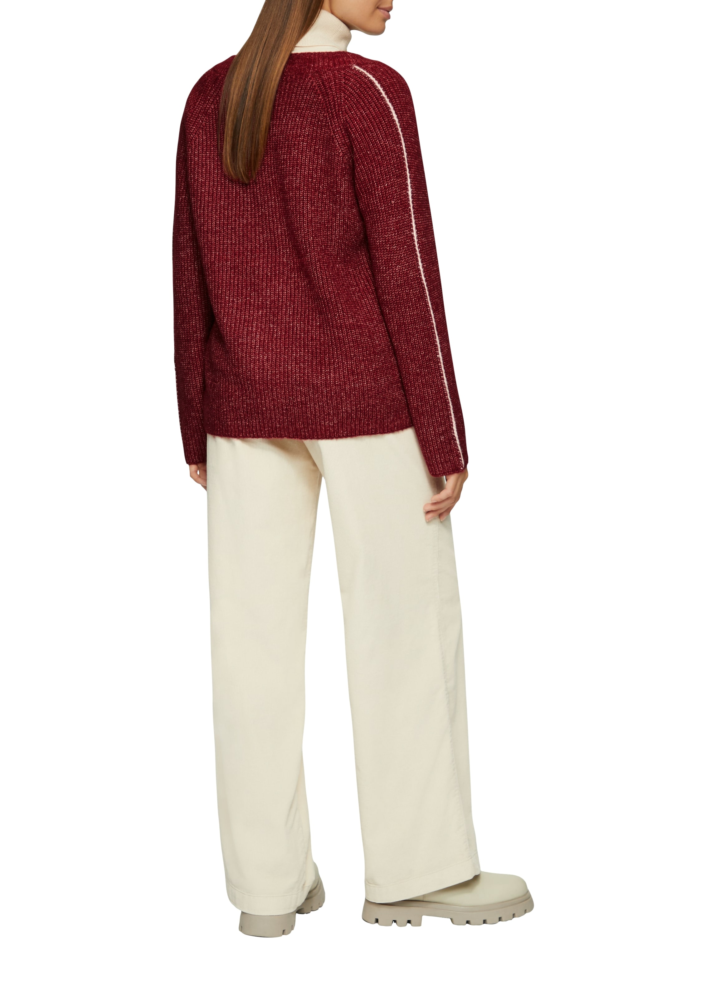 s.Oliver Strickjacke mit Knopfleiste und V-Ausschnitt