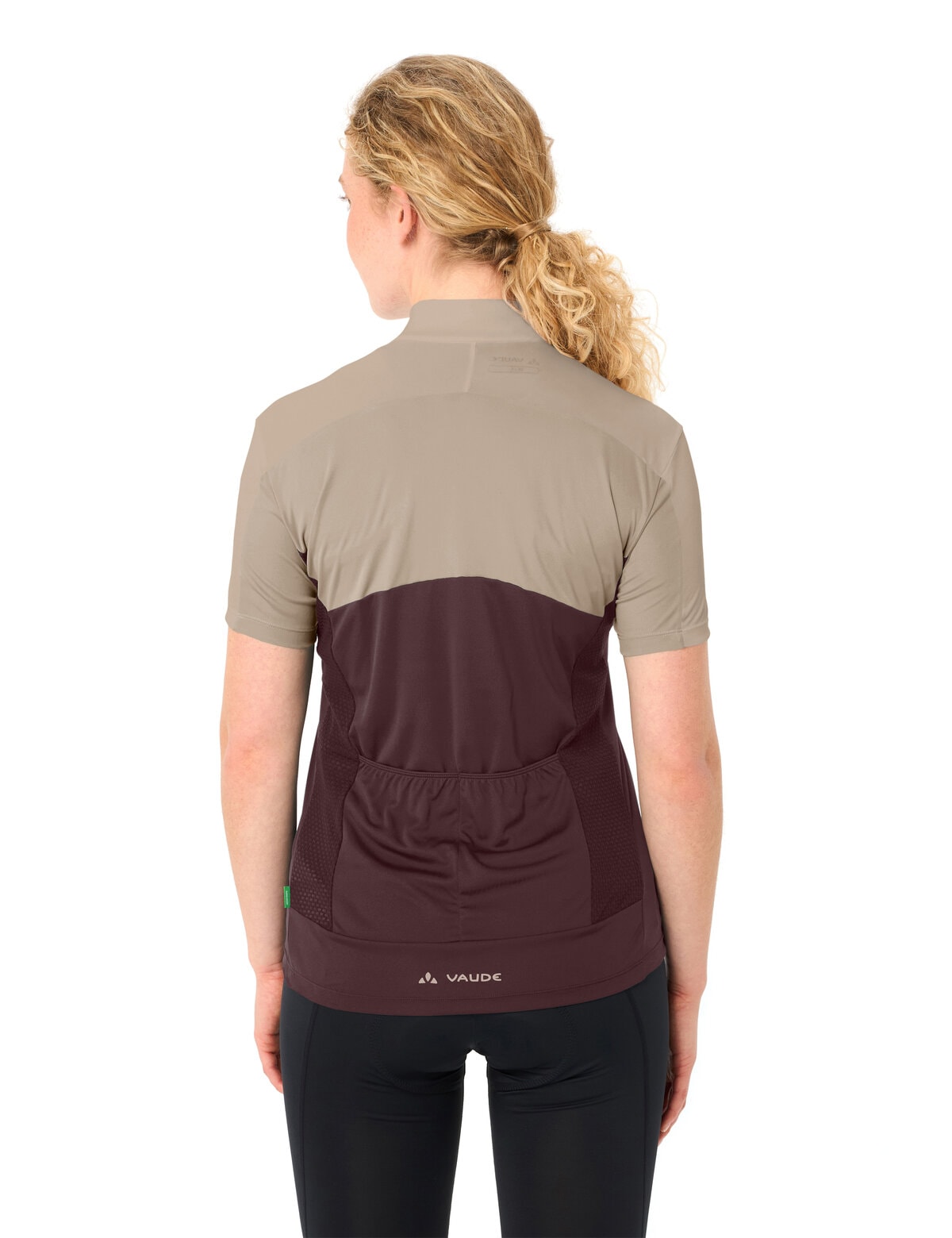 VAUDE Maillot de cyclisme »WOMEN'S MATERA FZ TRICOT« für Radsport, mit zwei Rückentaschen, mit Stehkragen, atmungsaktiv