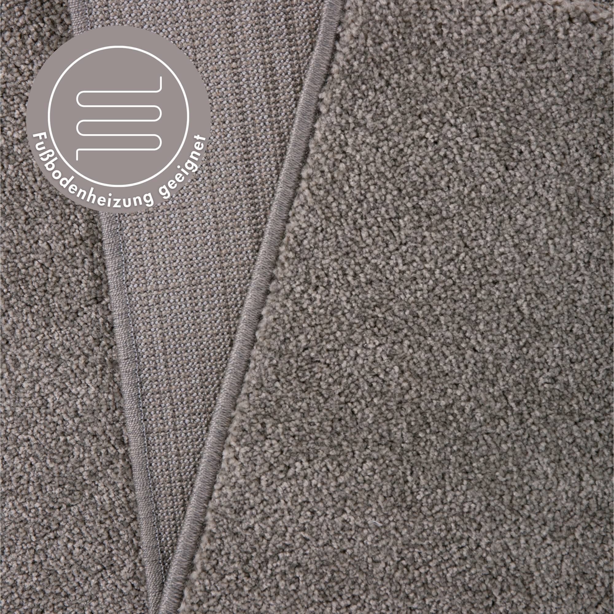 Andiamo Tapis »Jerez« Rectangulaire 8 mm Höhe Kurzflor, gewebt, Uni-Farben, auch als Läufer