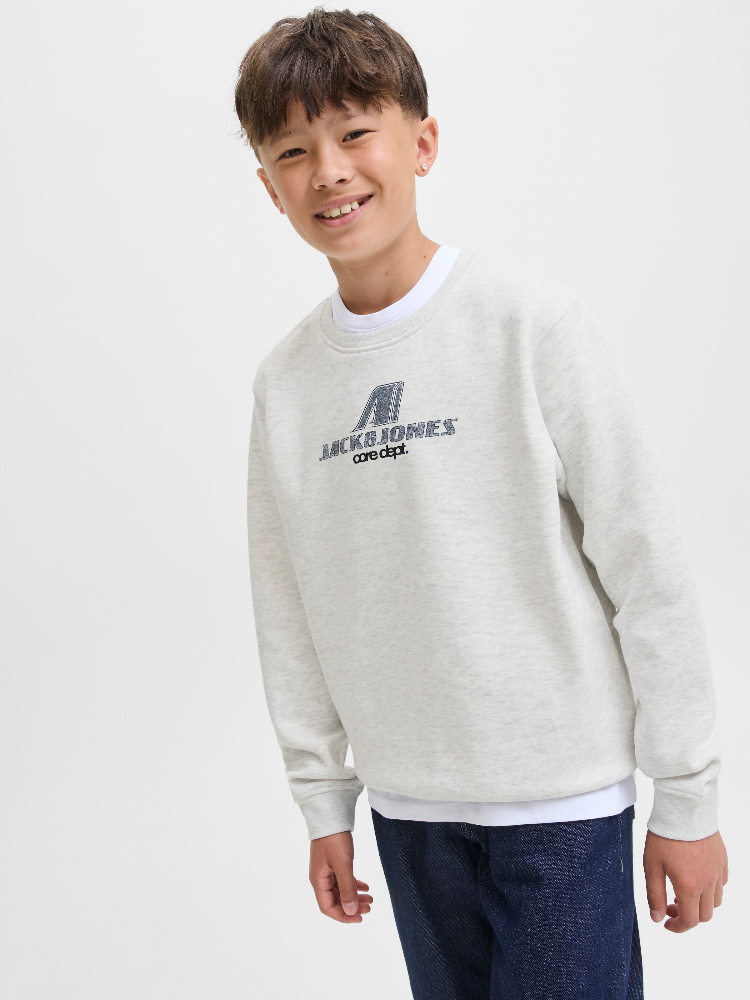 Jack & Jones Junior Sweatshirt »JCOTIER PRINT SWEAT CREW NECK SN JNR«