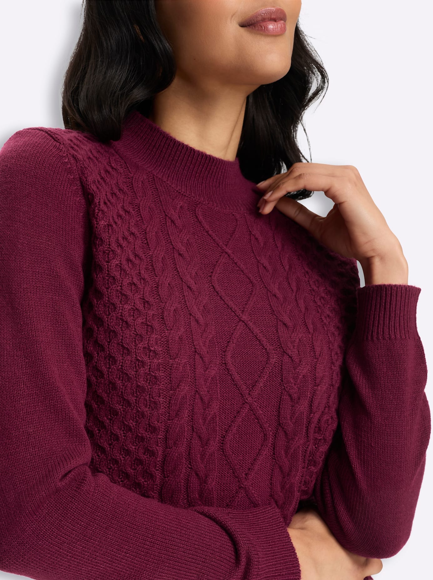 Classic Basics Pull à col montant »Stehkragen-Pullover«