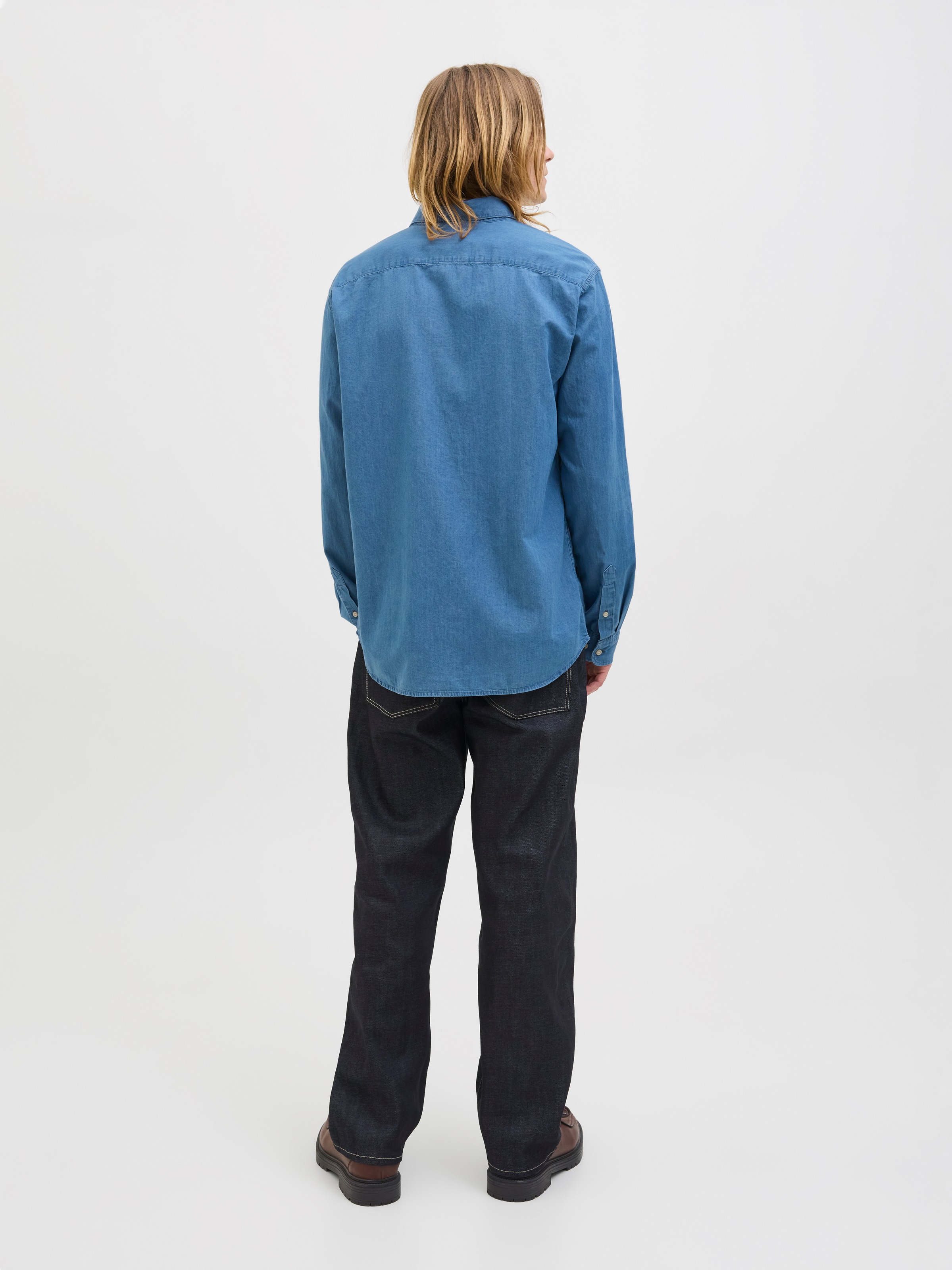 Jack & Jones Langarmhemd »JJEPERFECT DENIM SHIRT LS NOOS«