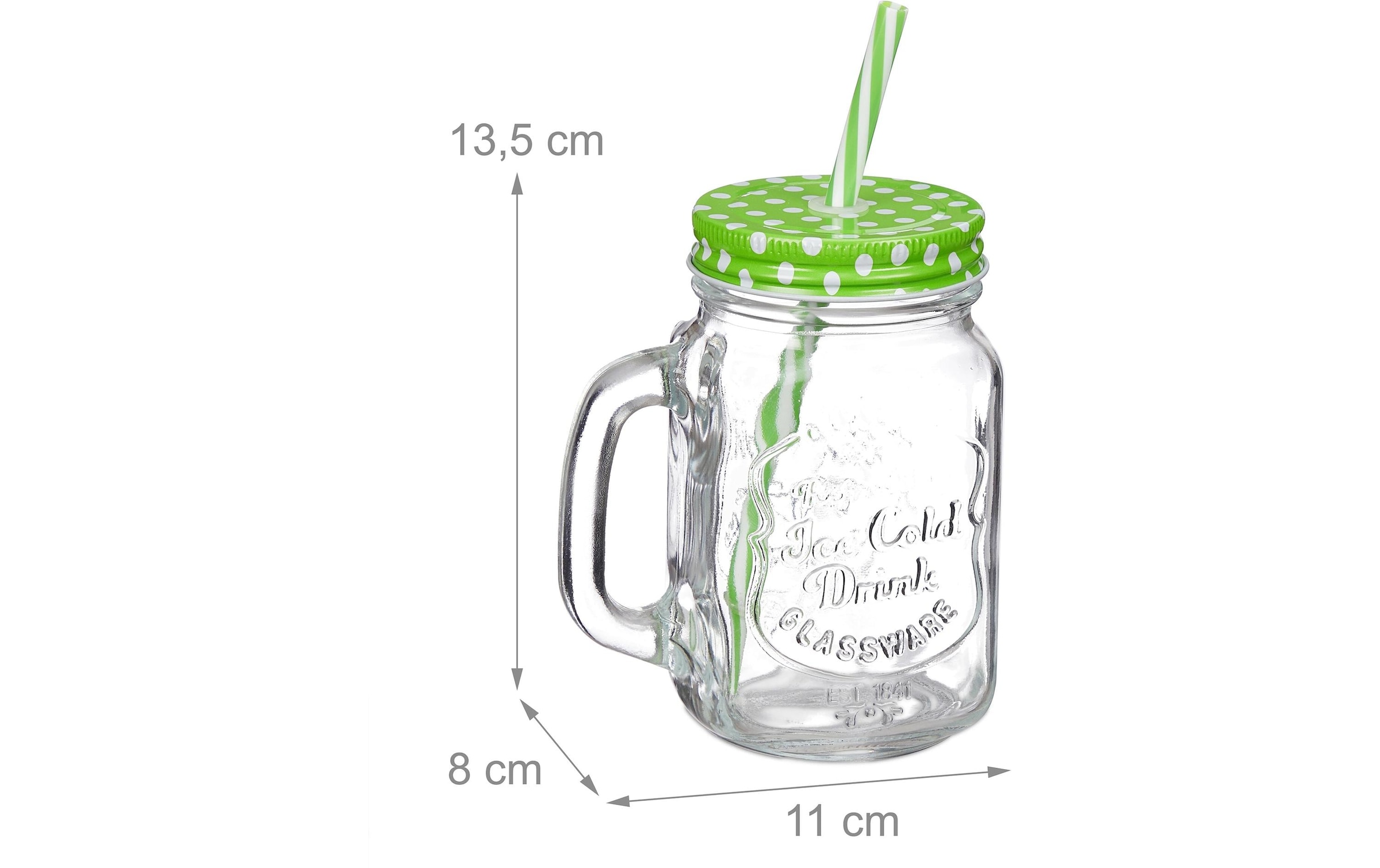 relaxdays Verre »Summer 500 ml, 12 Stück«