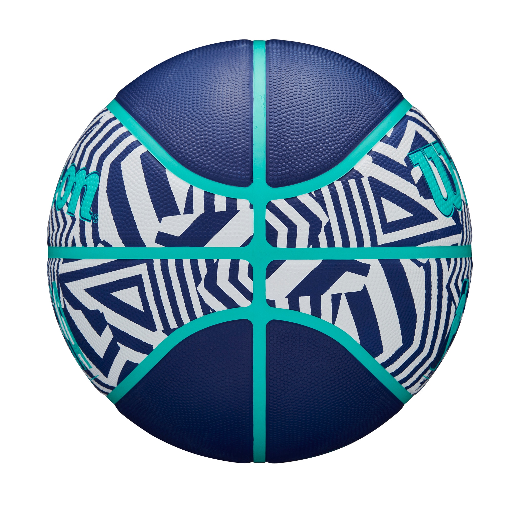 Wilson Basketball »NBA DRV PLUS DAZZLE CAMO MINT« für Erwachsene, aus Gummi, mit griffiger Oberfläche