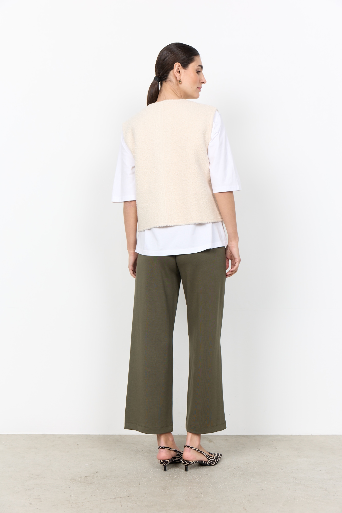 soyaconcept Gilet en peluche »SC-SHAIMA 10« fibre synthétique