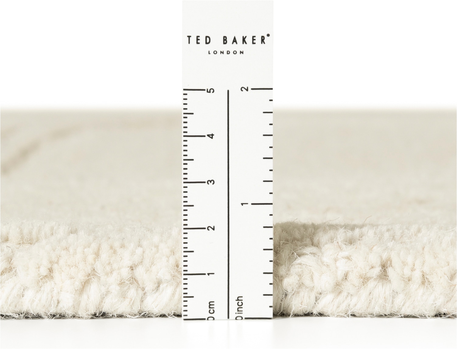 Ted Baker Wollteppich »Victoria  , auch in rund« rechteckig 18 mm Höhe Naturteppich Wolle, Hoch-Tief-Design, Wohnzimmer, Schlafzimmer