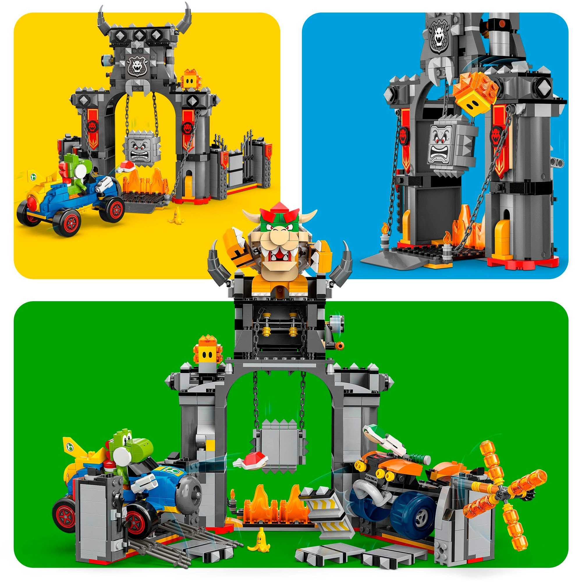 LEGO® Konstruktionsspielsteine »Mario Kart – Bowsers Festung (72039), LEGO Super Mario« Made in Europe