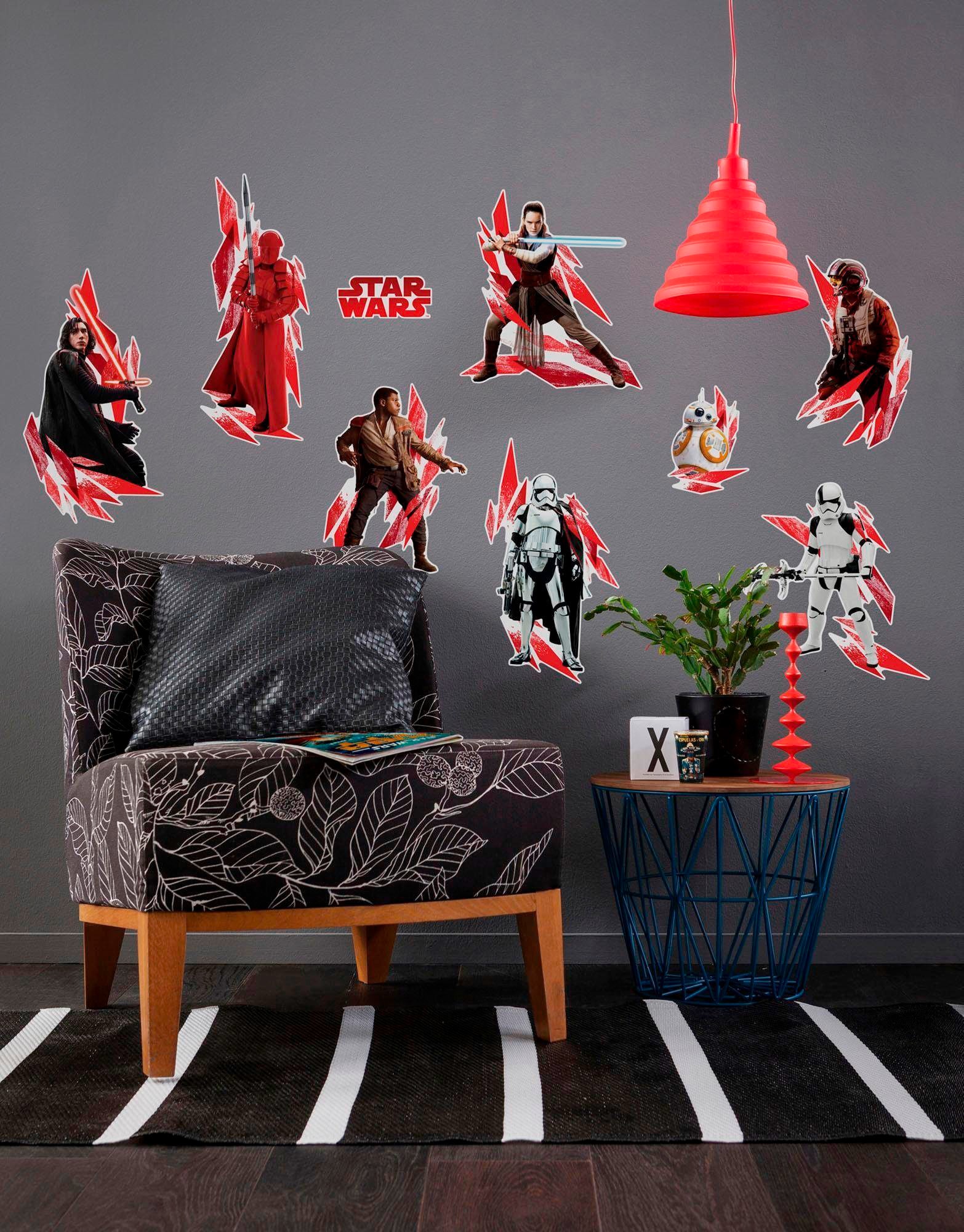 Komar Autocollant mural »Star Wars The Last Jedi - Grösse 100 x 70 cm« selbstklebend, Wandsticker, Kinderzimmer