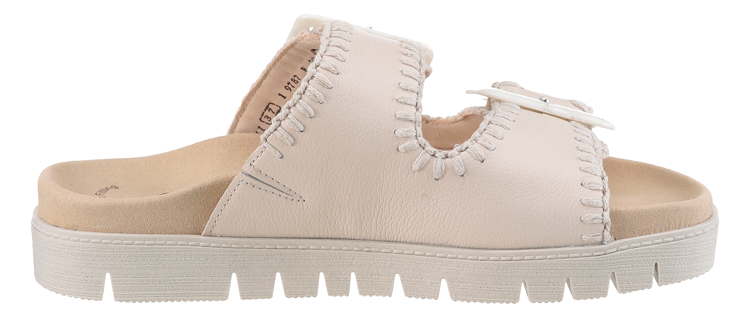 Gabor Pantolette  , Plateau, Bequemschuh, Sommerschuh mit praktischen Klettverschlüssen