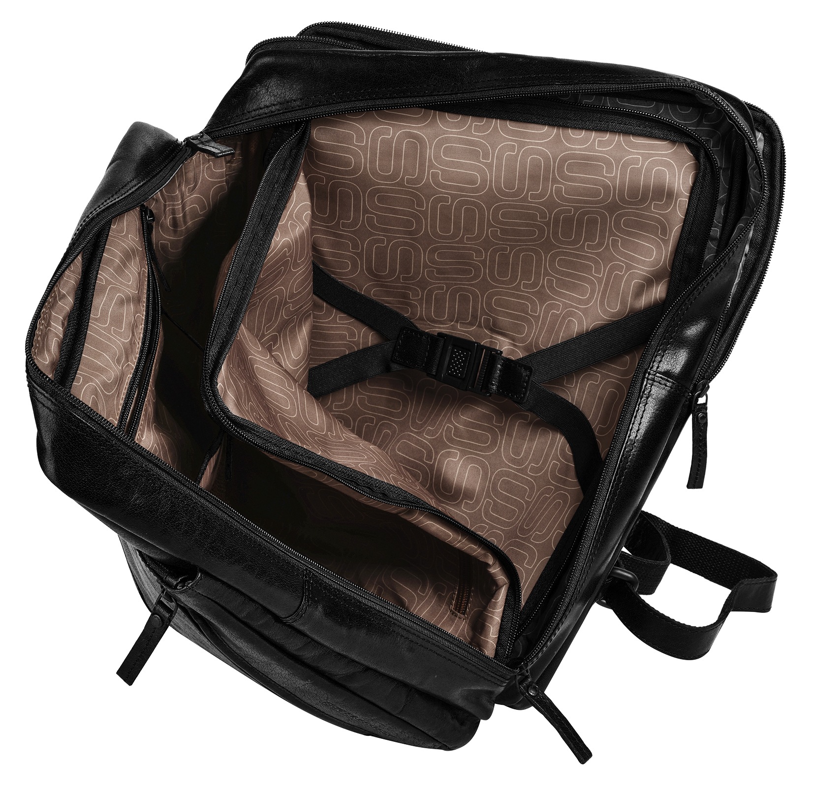 Spikes & Sparrow Laptoprucksack »SPIKES & SPARROW Herren, Damen echt Leder« echt Leder