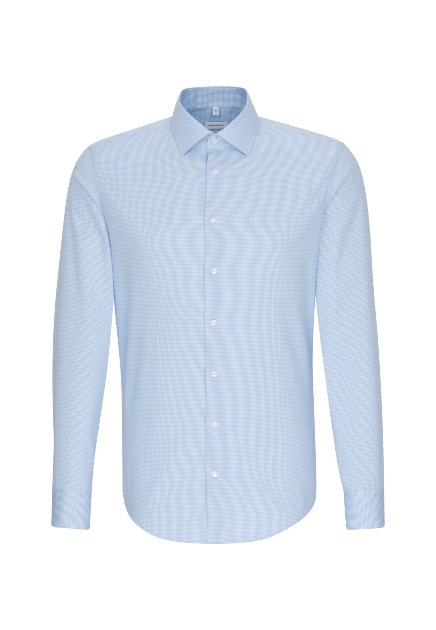 seidensticker Businesshemd »Slim« Slim Langarm Kentkragen Karo