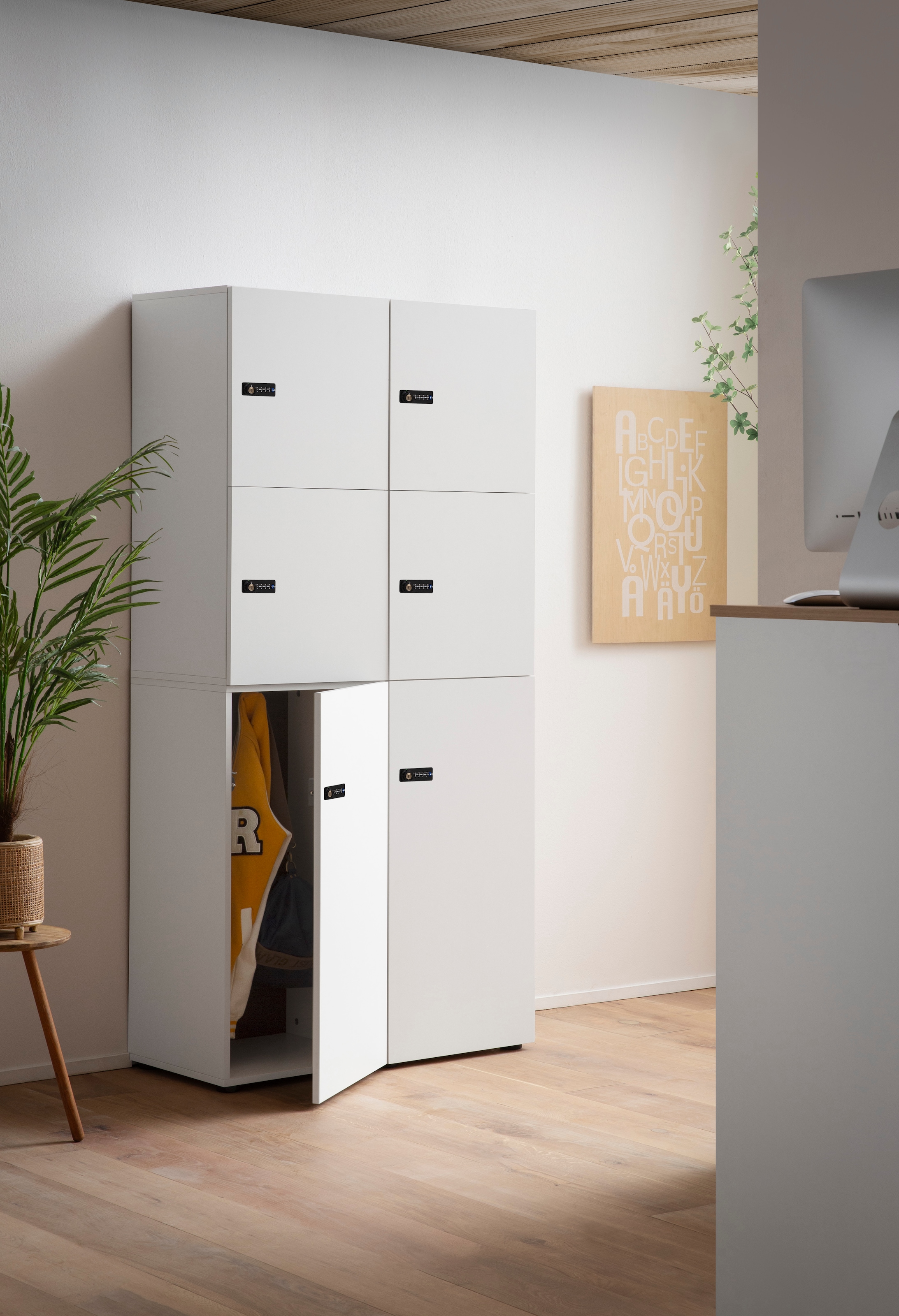 Schildmeyer Ensemble de vestiaires »Locked Spind Schrank Set mit 4 Spinden« 4 cuis tlg.
