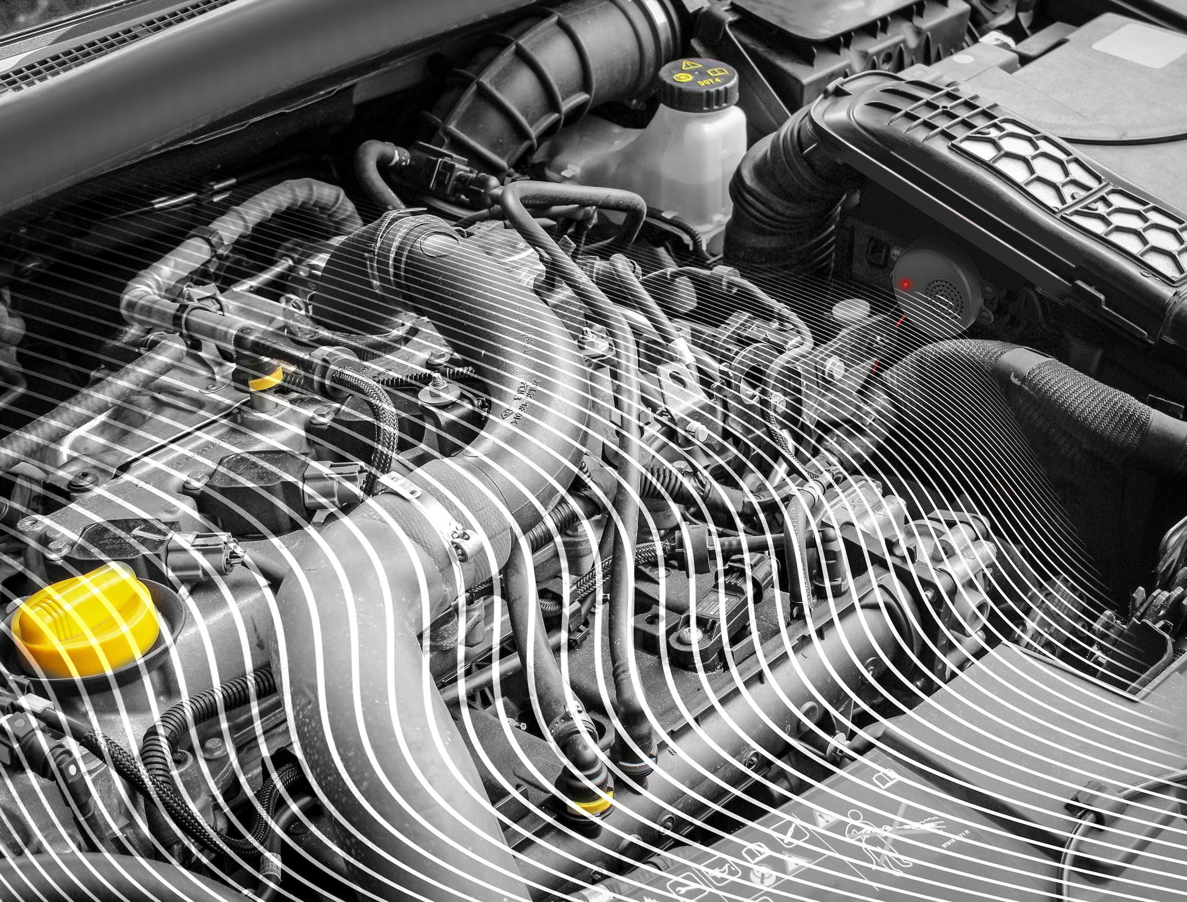 EUFAB Défense contre les animaux à ultrasons gegen Marder, für PKW und Wohnmobil