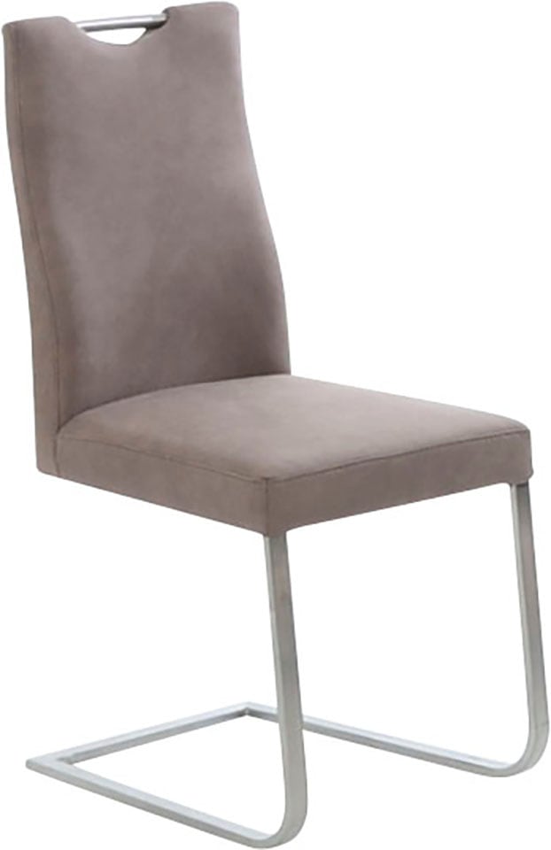 K+W Komfort & Wohnen Chaise cantilever »6194« () avec poignée pratique en haut du dossier, structure en acier inoxydable