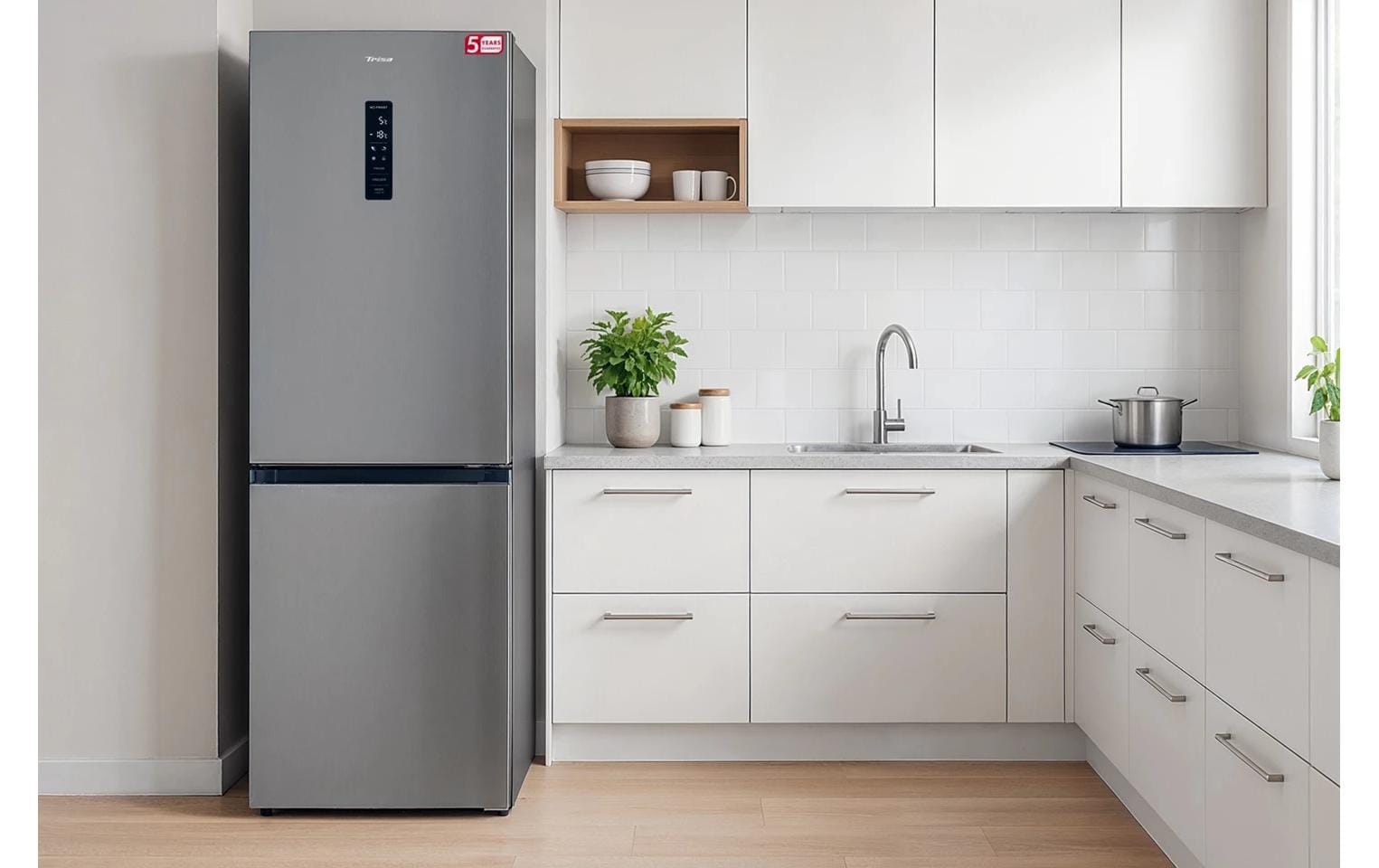 Trisa Kühl-/Gefrierkombination »7814.7545« 186 cm hoch 60 cm breit Kombigerät mit Kühlschrank und Gefrierschrank