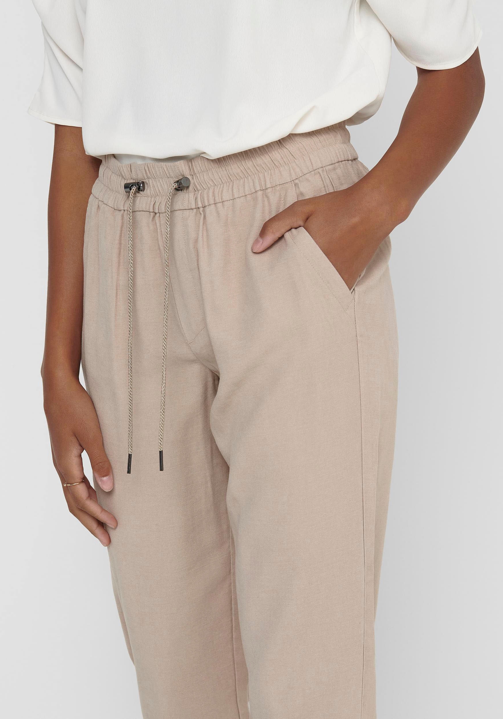 ONLY Pantalon de jogging »ONLKELDA-EMERY MW PULL-UP PANTS«