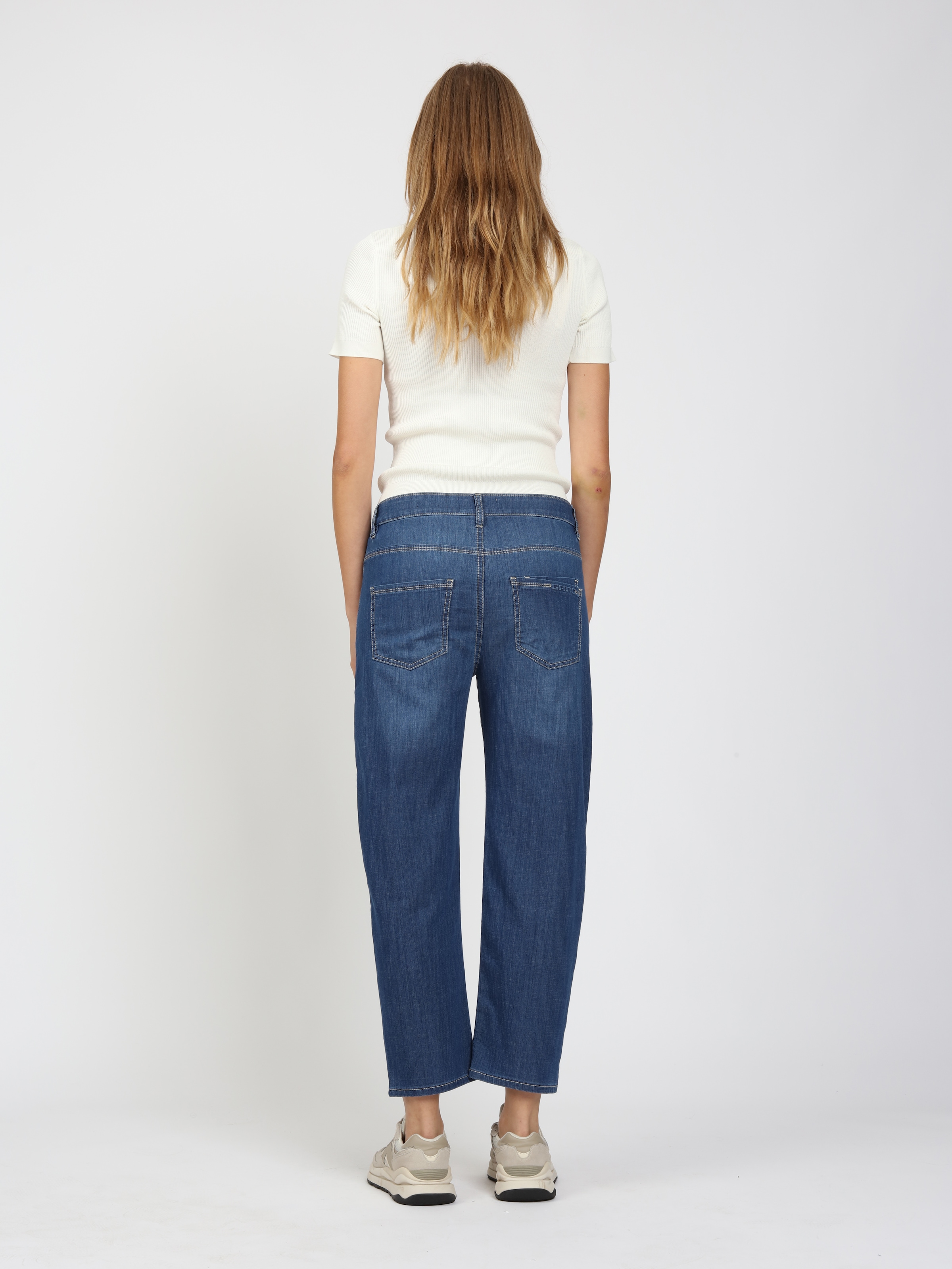 GANG Jeans à 5 poches »94IDA« denim clair, forme O, raccourci