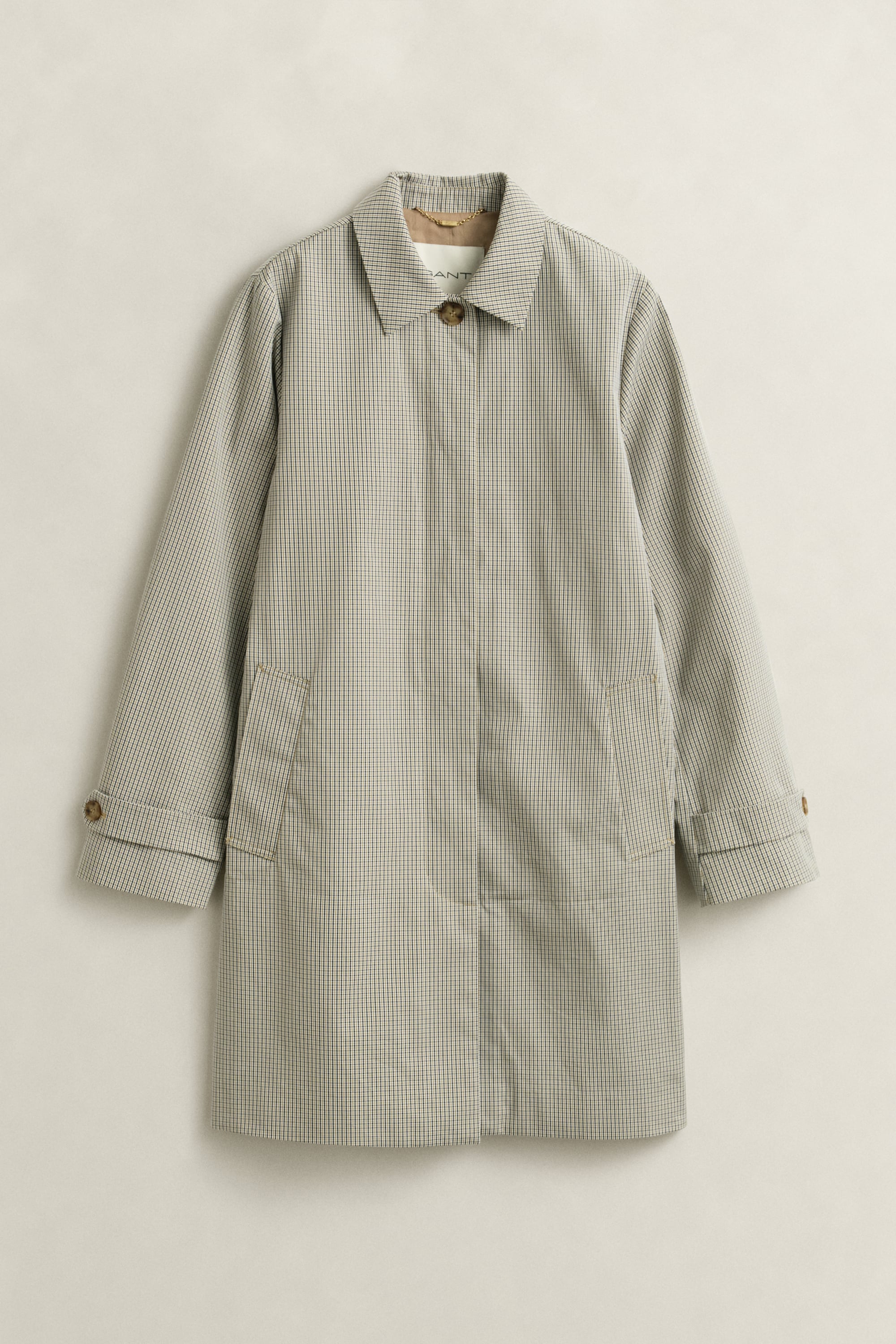 Gant Manteau court »CHECKED COTTON BLEND CAR« Regular fit mit praktischen Taschen