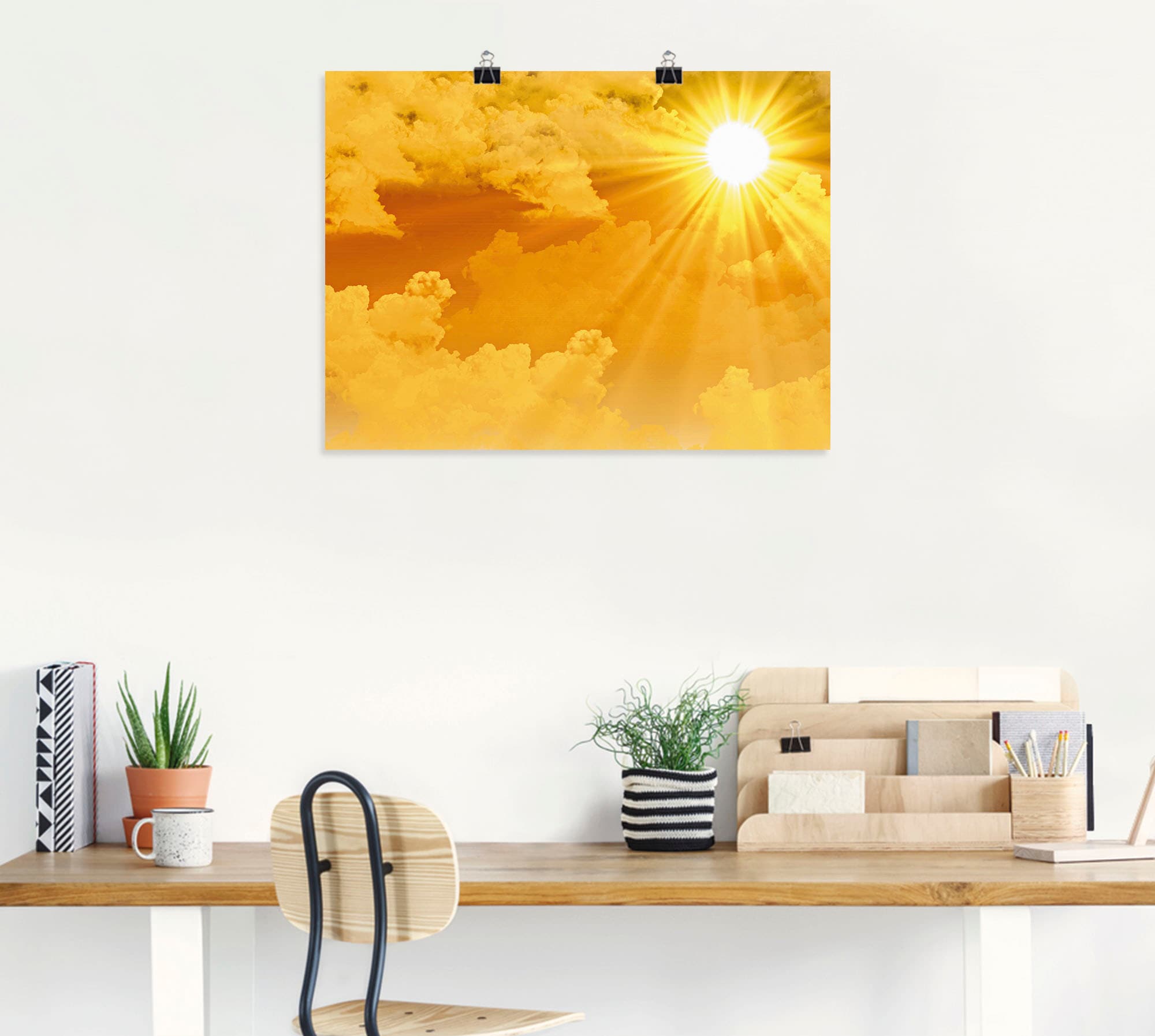 Artland Wandbild »Warme Sonnenstrahlen« Himmel 1 Stk. tlg. als Leinwandbild, Poster, Wandaufkleber in verschied. Grössen
