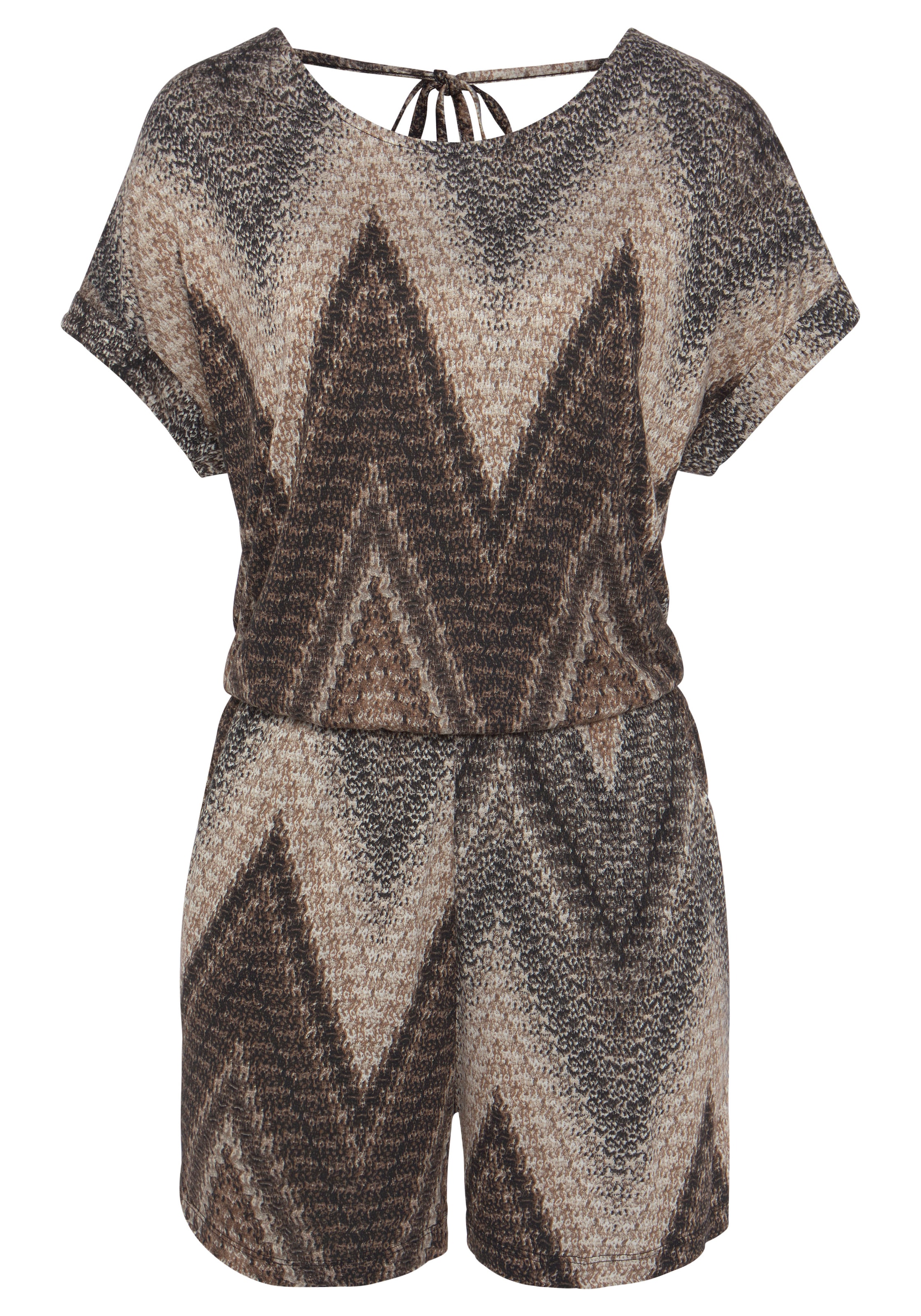 LASCANA Kurzoverall , mit tiefem Rückenausschnitt
