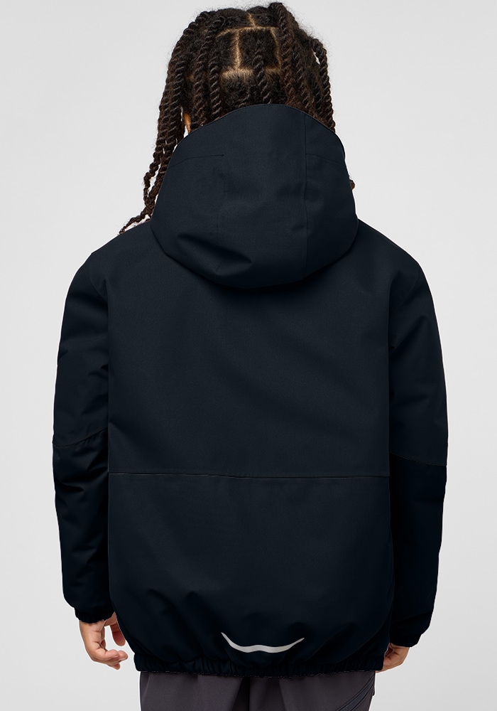 Jack Wolfskin Outdoorjacke »BLOCKY JACKET K« mitKapuze