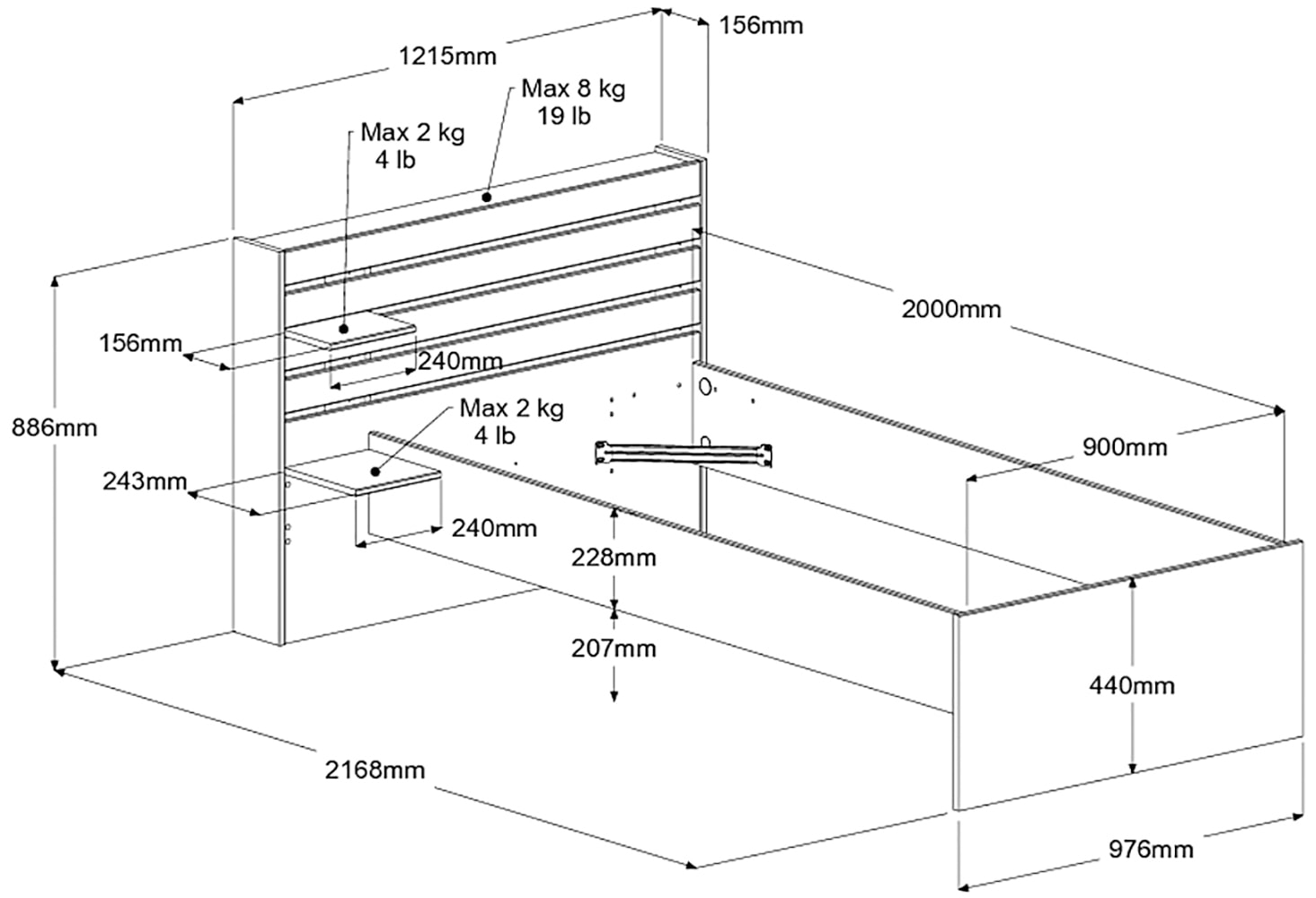 Parisot Jugendzimmer-Set »Parisot Escale 11« Set, 3 tlg.