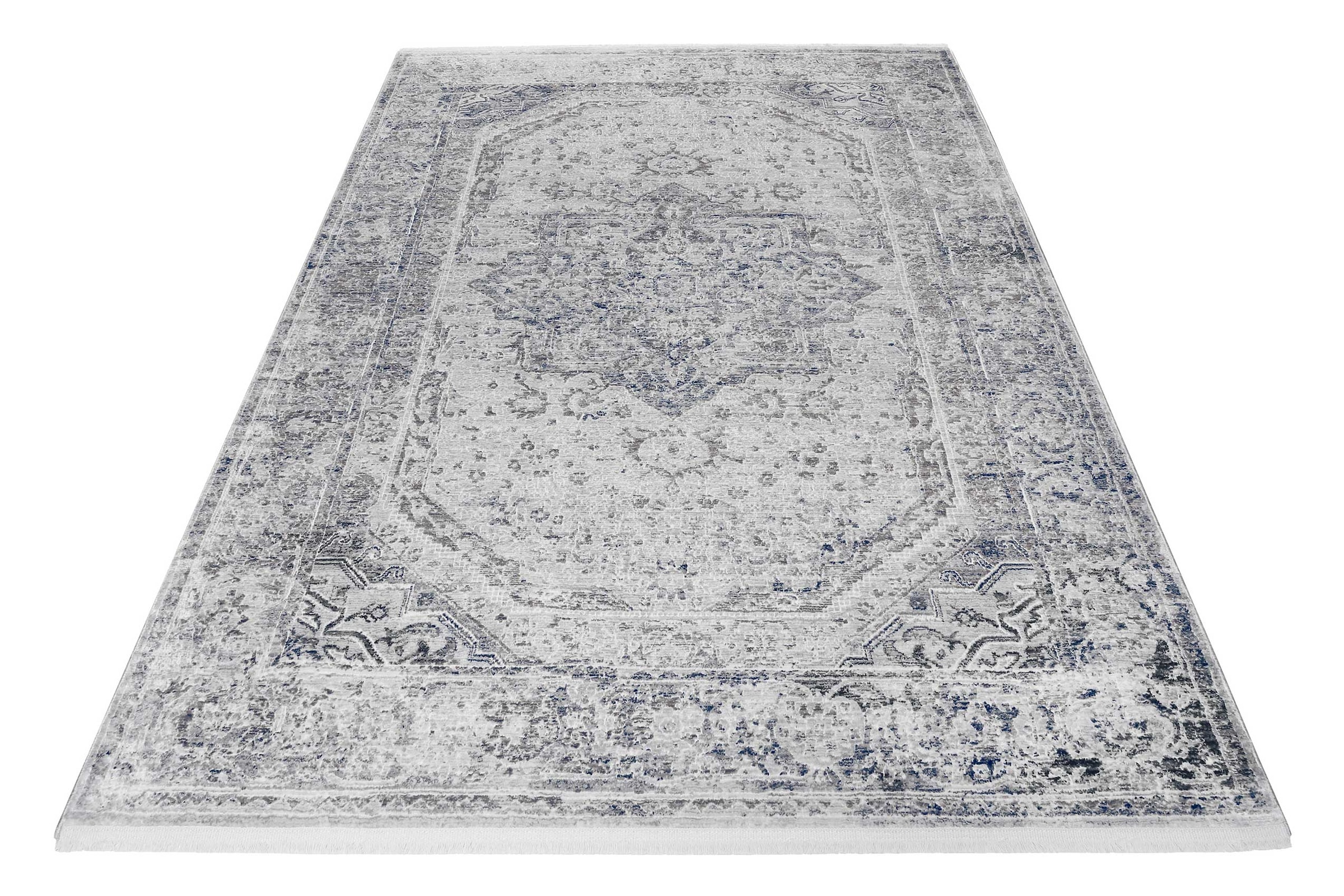 Wecon home Tapis »SoHo Touch« Rectangulaire 7 mm Höhe Hoch-Tief-Struktur, Wohnzimmer