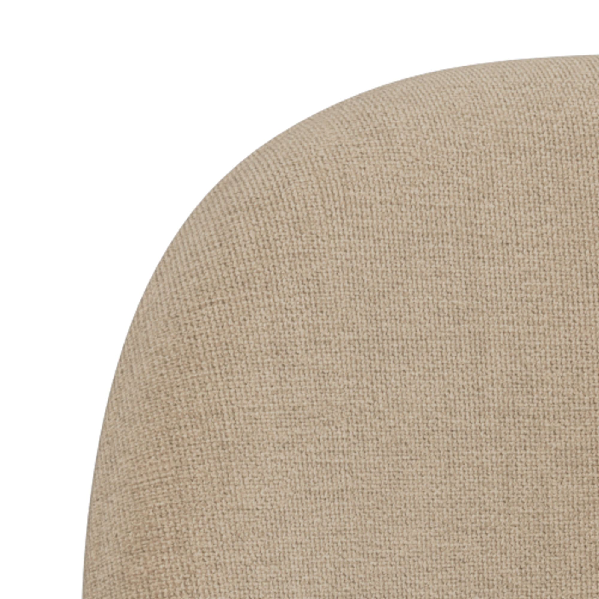 ACTONA GROUP Tabouret de bar »Sophia - Bequemer Barstuhl aus Eiche mit Fussstütze & Rückenlehne« Ensemble, 2 cuis tlg. Design scandinave, siège en tissu, pour cuisine et coin repas