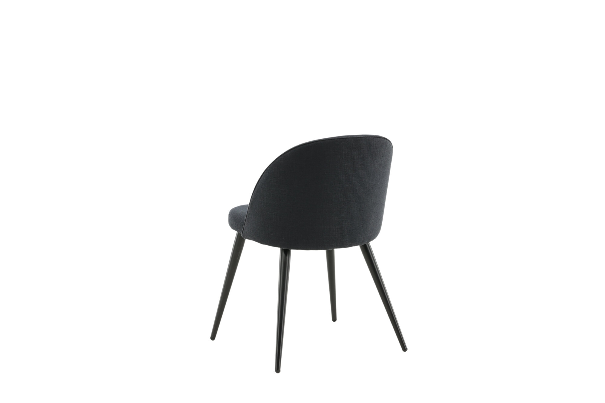 Venture Home Chaise de salle à manger »Velvet, 2er-Set Esszimmerstühle in Schwarz-Stoff, 150 kg belastbar« () 2 cuisChaise rembourrée, revêtement en tissu, pieds en métal, arrondi, polyvalent
