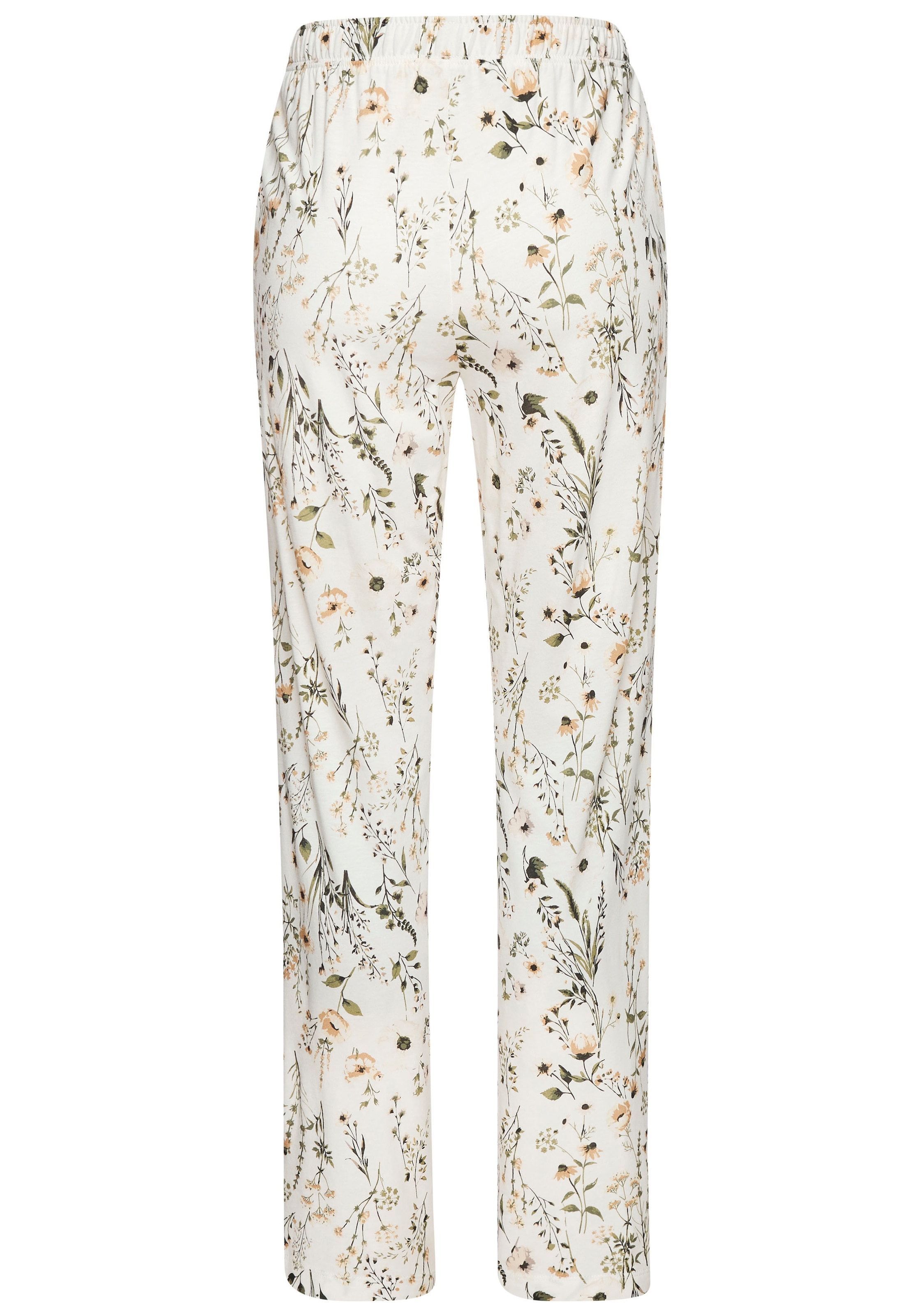 LASCANA Pyjama 2-teilig, 2 pièces mit schönem Blumenmuster