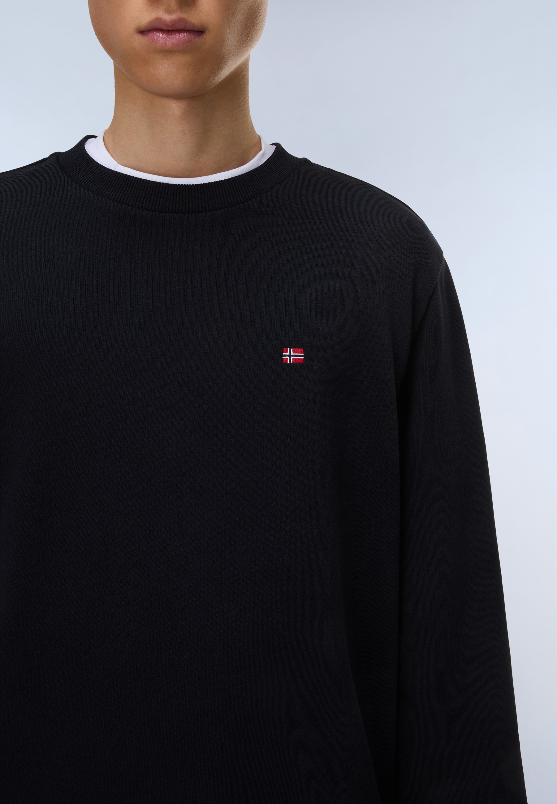 Napapijri Kapuzensweatshirt , mit Langarm-Design, aus Baumwolle
