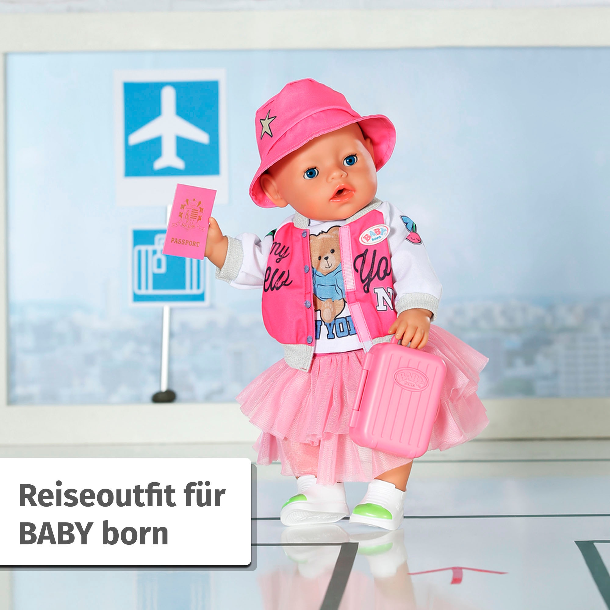 Baby Born Vêtements de poupées »Deluxe Reiseoutfit, 43cm«